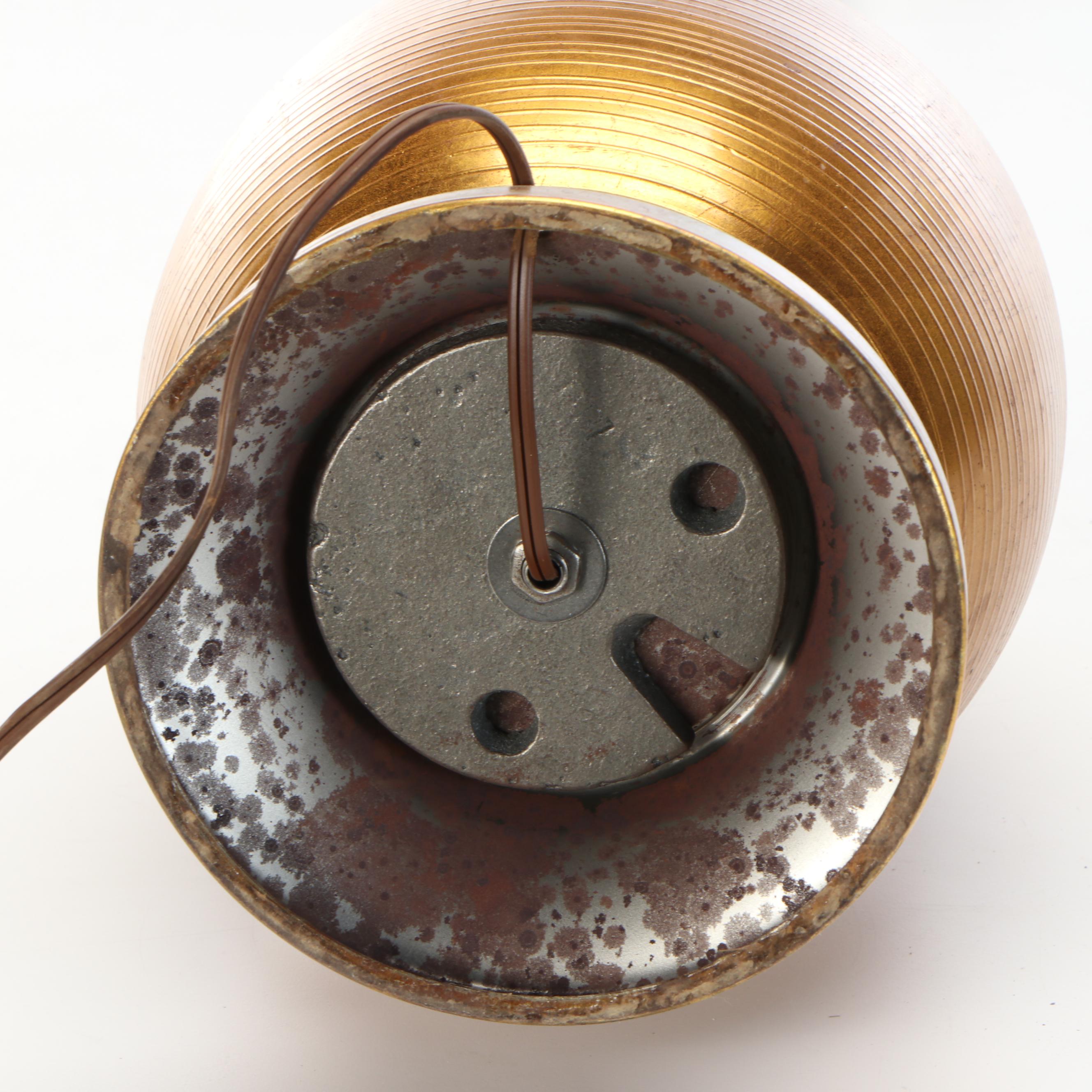 Mid Century Modern Style Metal Table Lamp, Mid to Late 20th Century