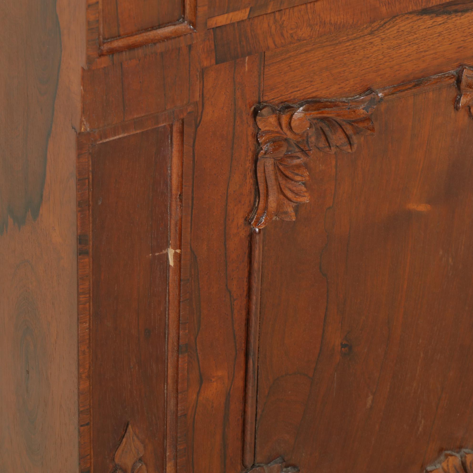 Classical Rosewood and White Marble Washstand, circa 1830