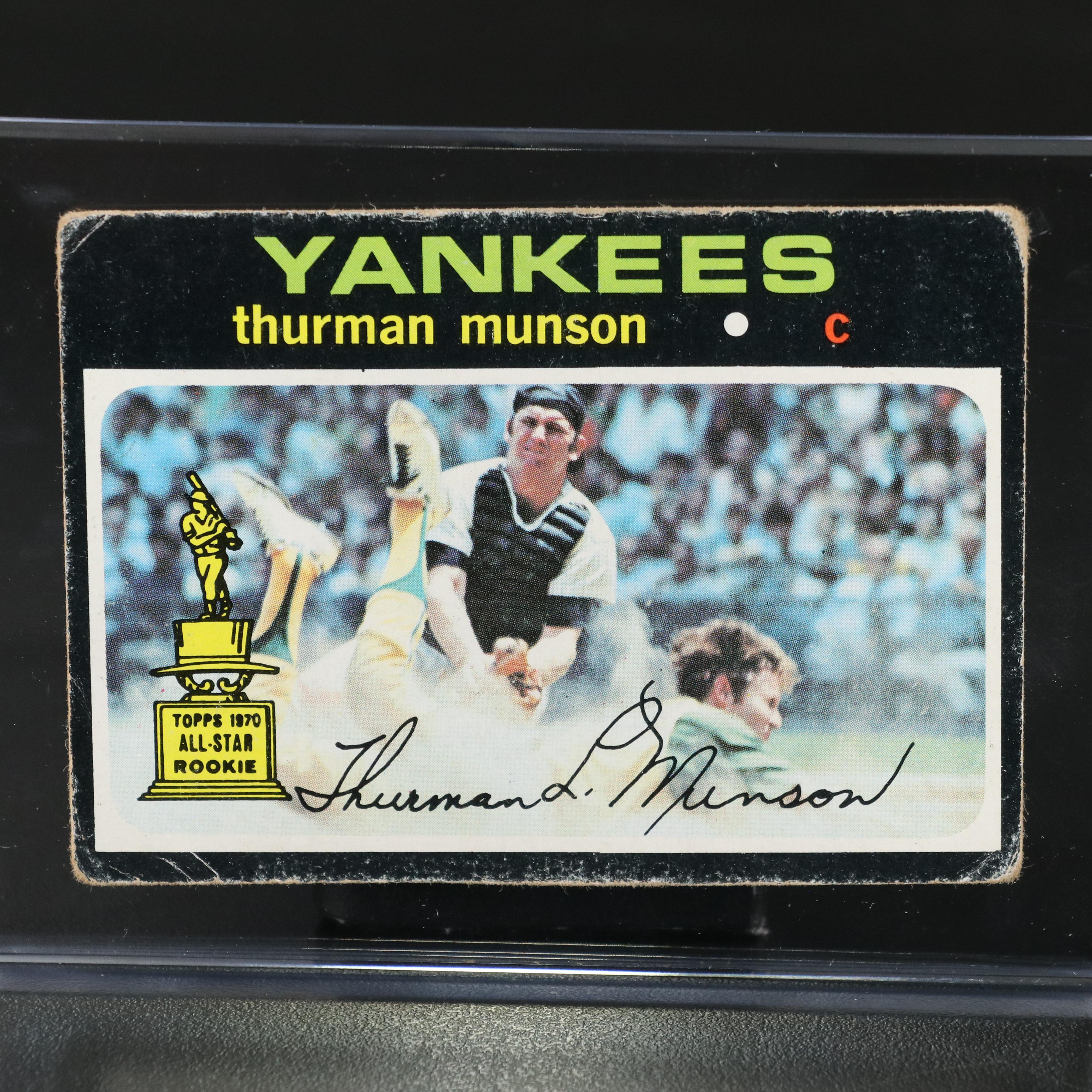 1971 Topps Thurman Munson New York Yankees All-Star Rookie Baseball Card