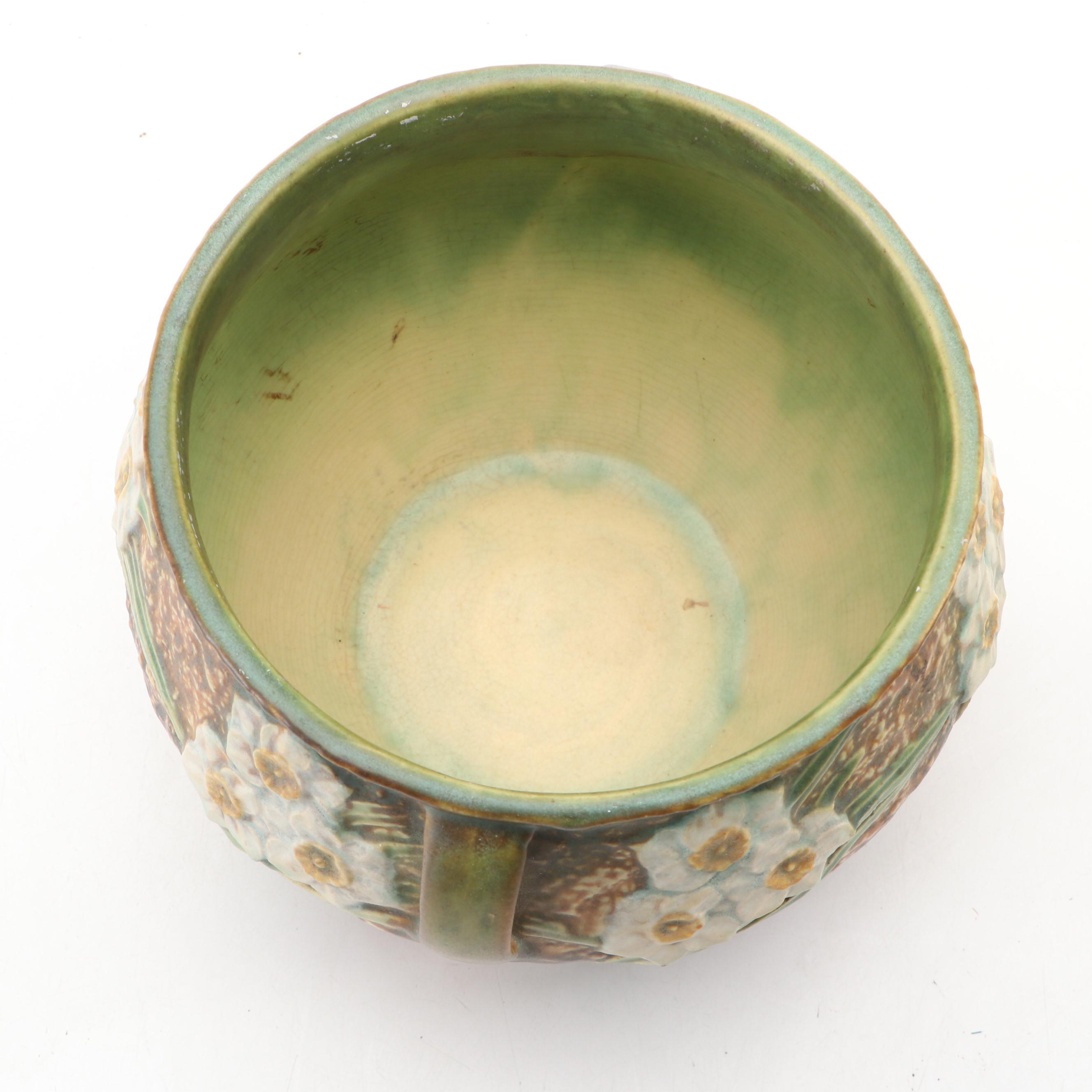 Roseville Pottery "Jonquil" Ceramic Jardinieres, Mid-20th Century