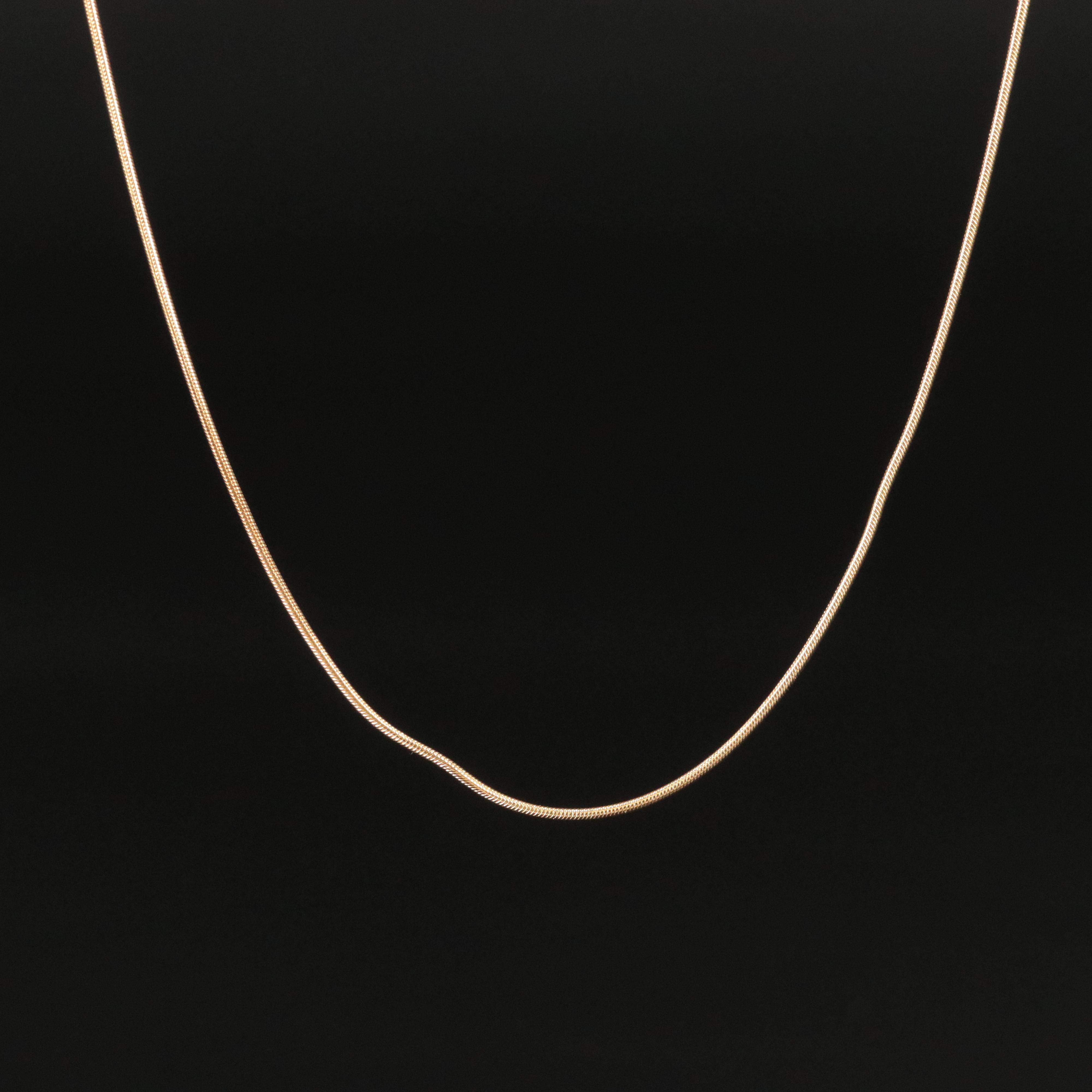 14K Snake Chain Necklace