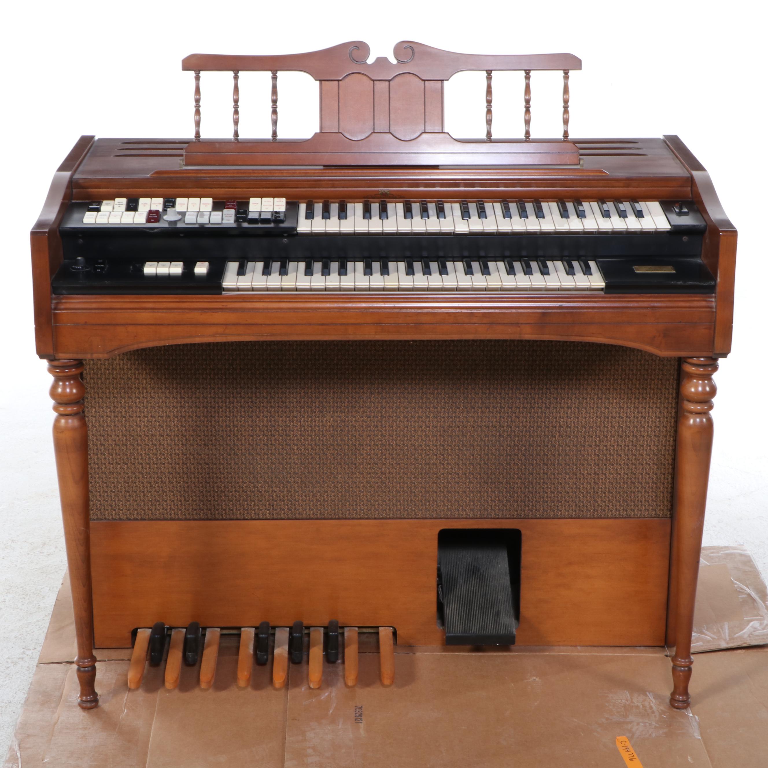 Wuirlitzer Multi-Matic Percussion Model 4070 Organ & Matching Stool, Sheet Music