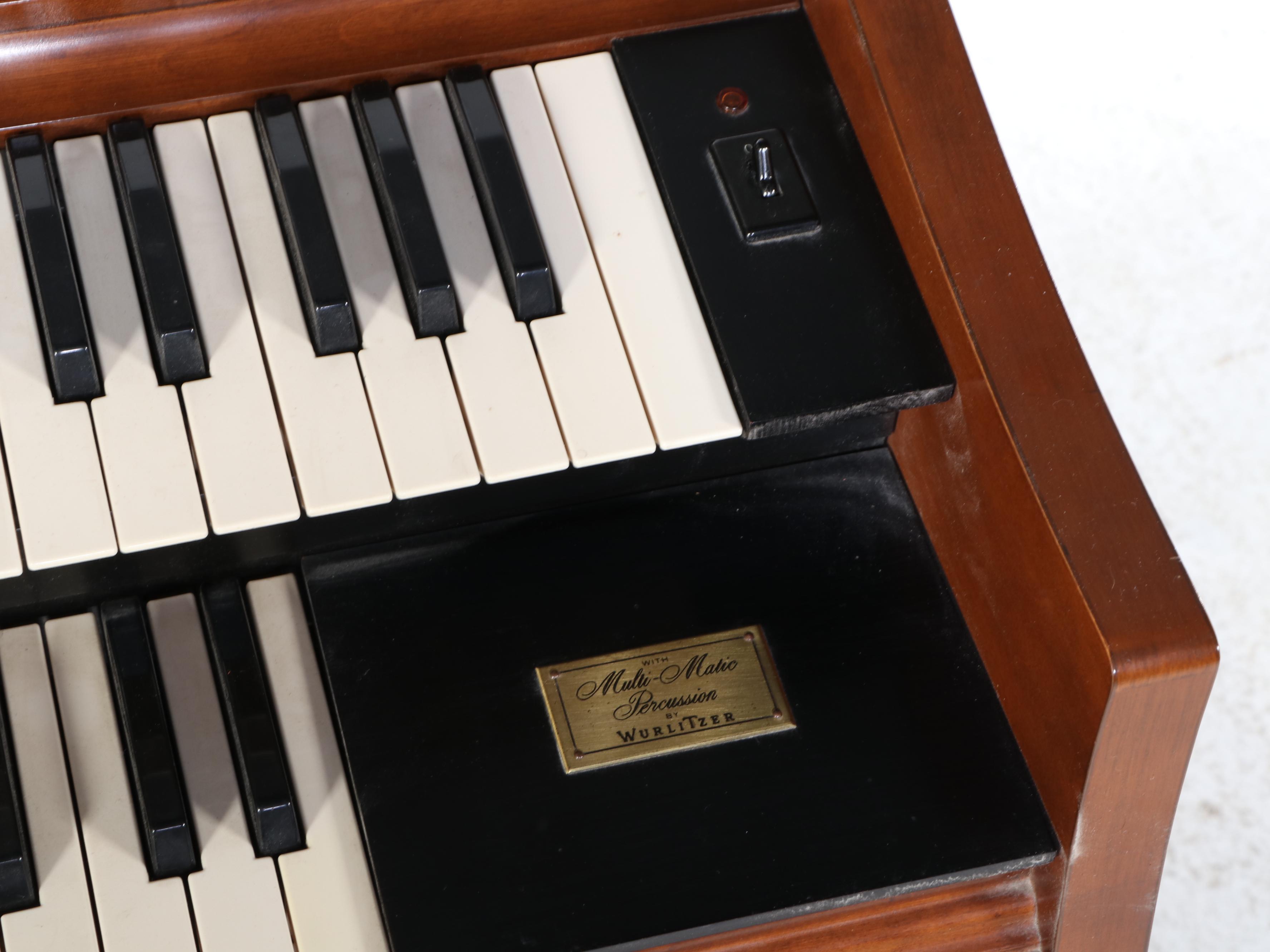 Wuirlitzer Multi-Matic Percussion Model 4070 Organ & Matching Stool, Sheet Music