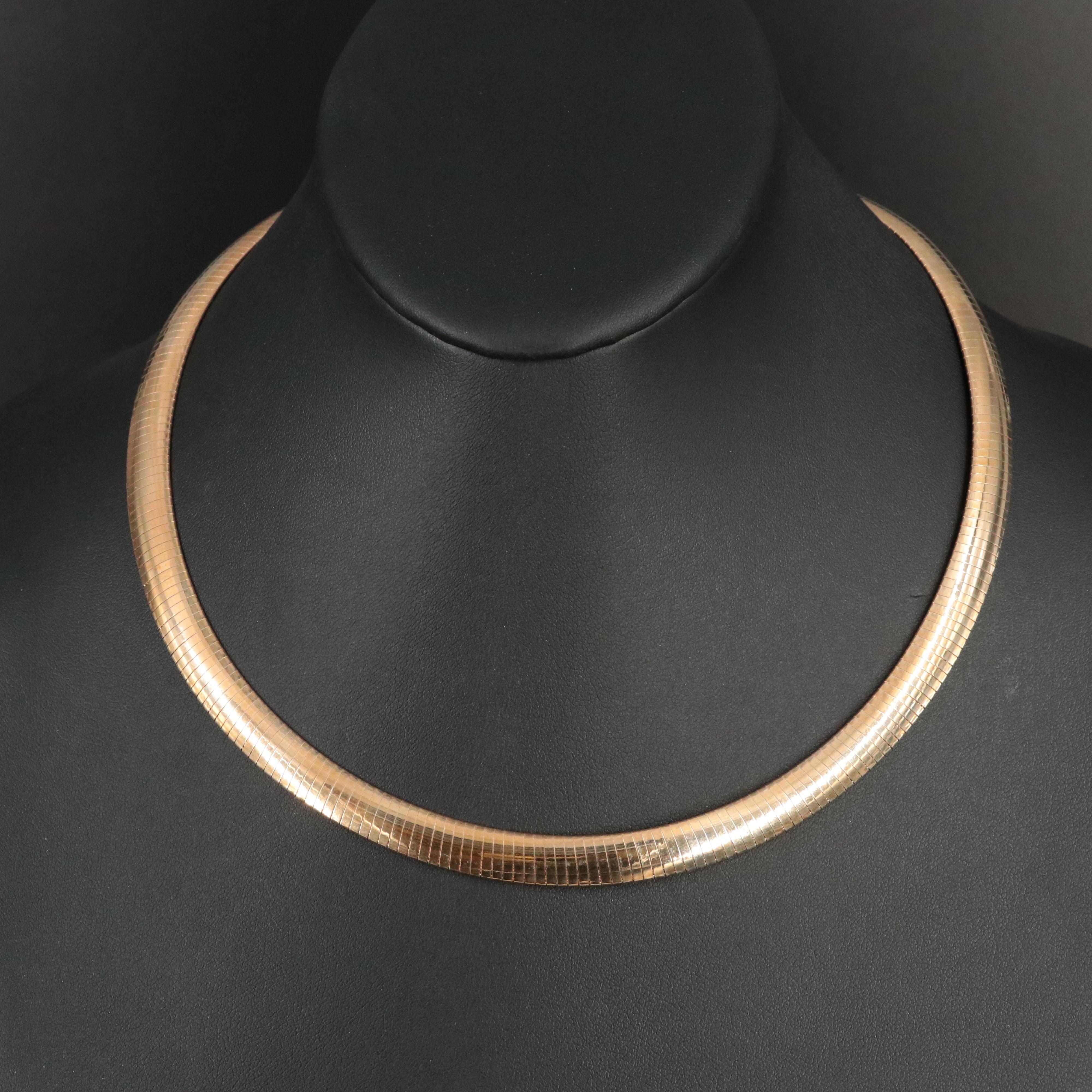 14K Omega Necklace