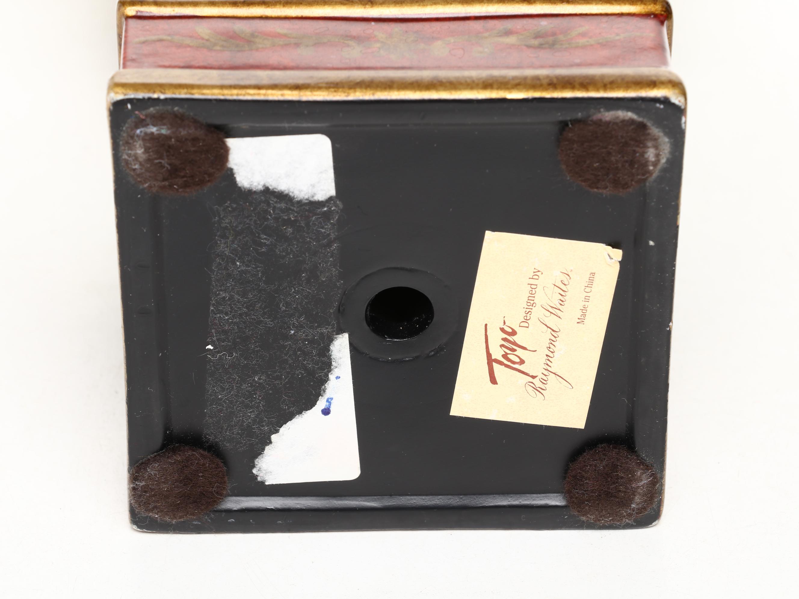 Toyo Raymond Waites Decorative Plates and Urn