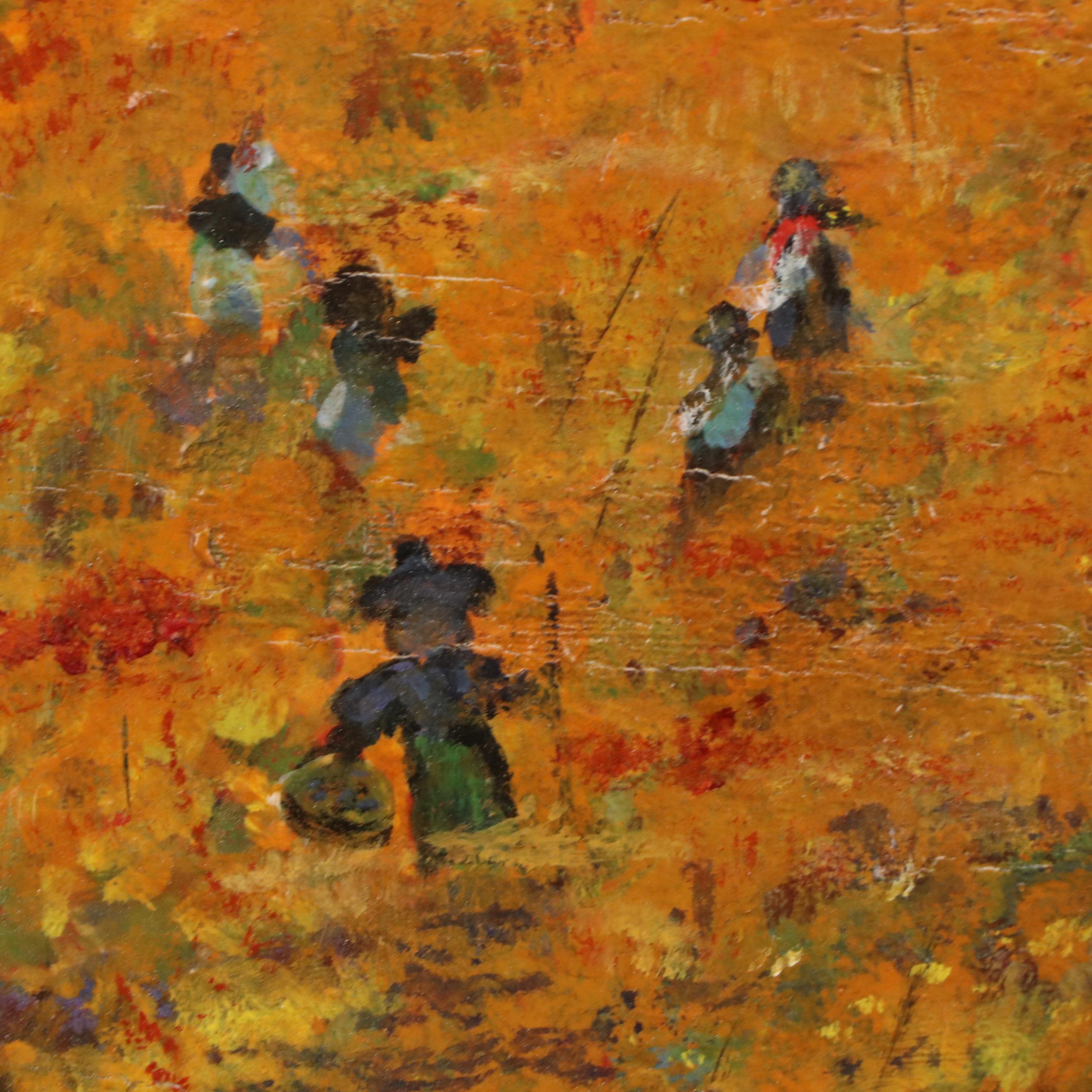 After Vincent Van Gogh Oil Painting "The Red Vineyard"