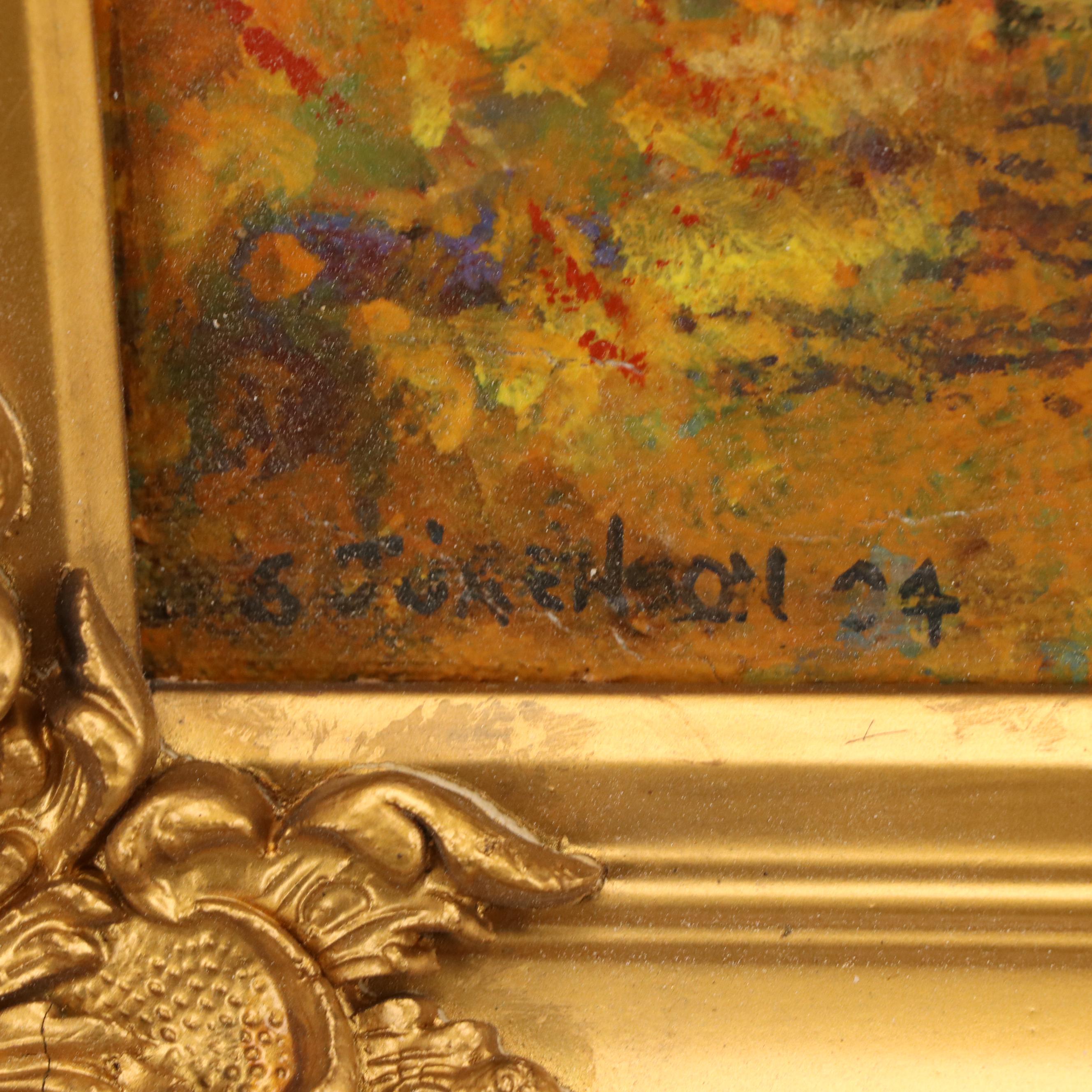 After Vincent Van Gogh Oil Painting "The Red Vineyard"