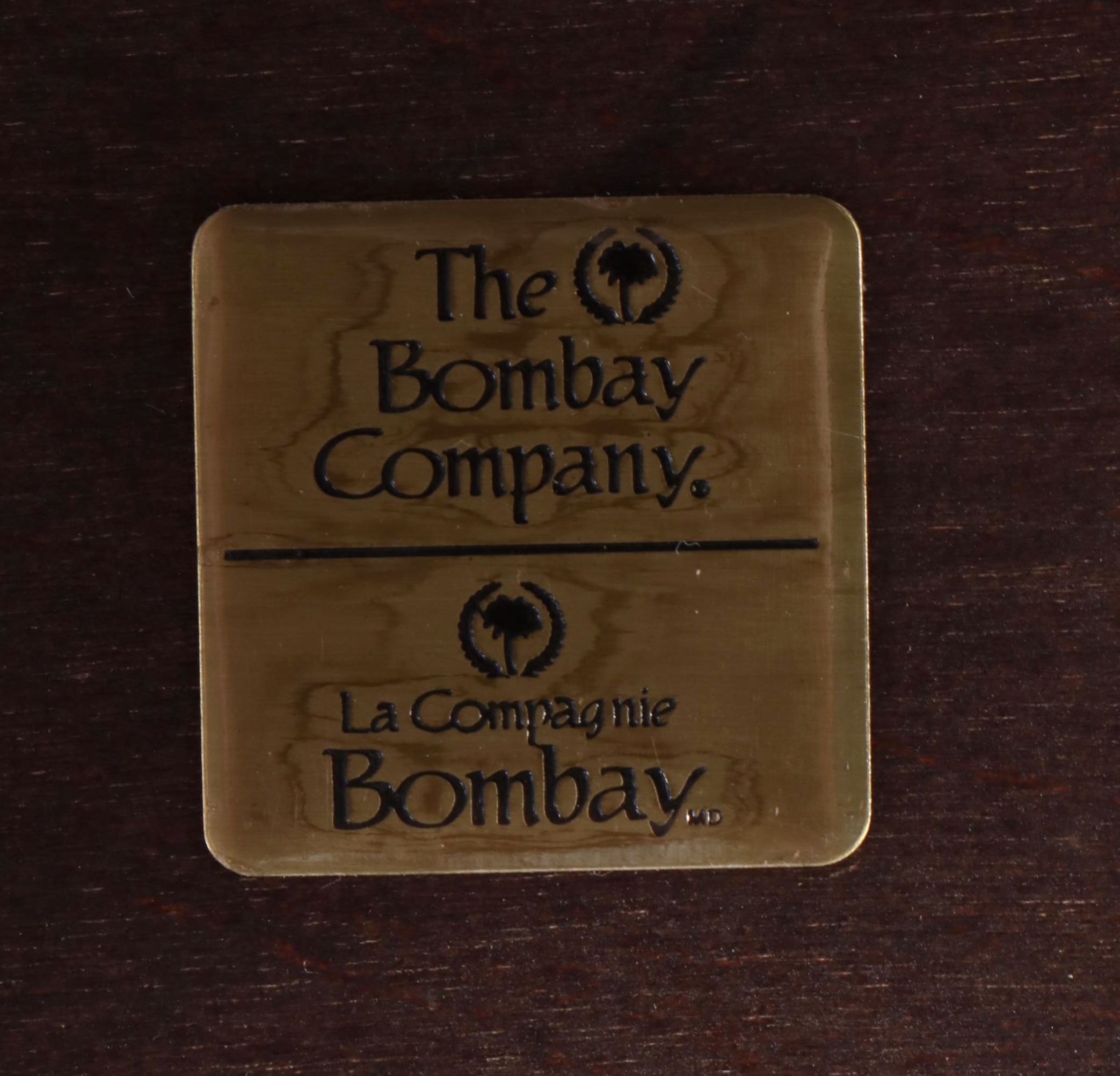 The Bombay Company Federal Style Mahogany-Stained Canterbury