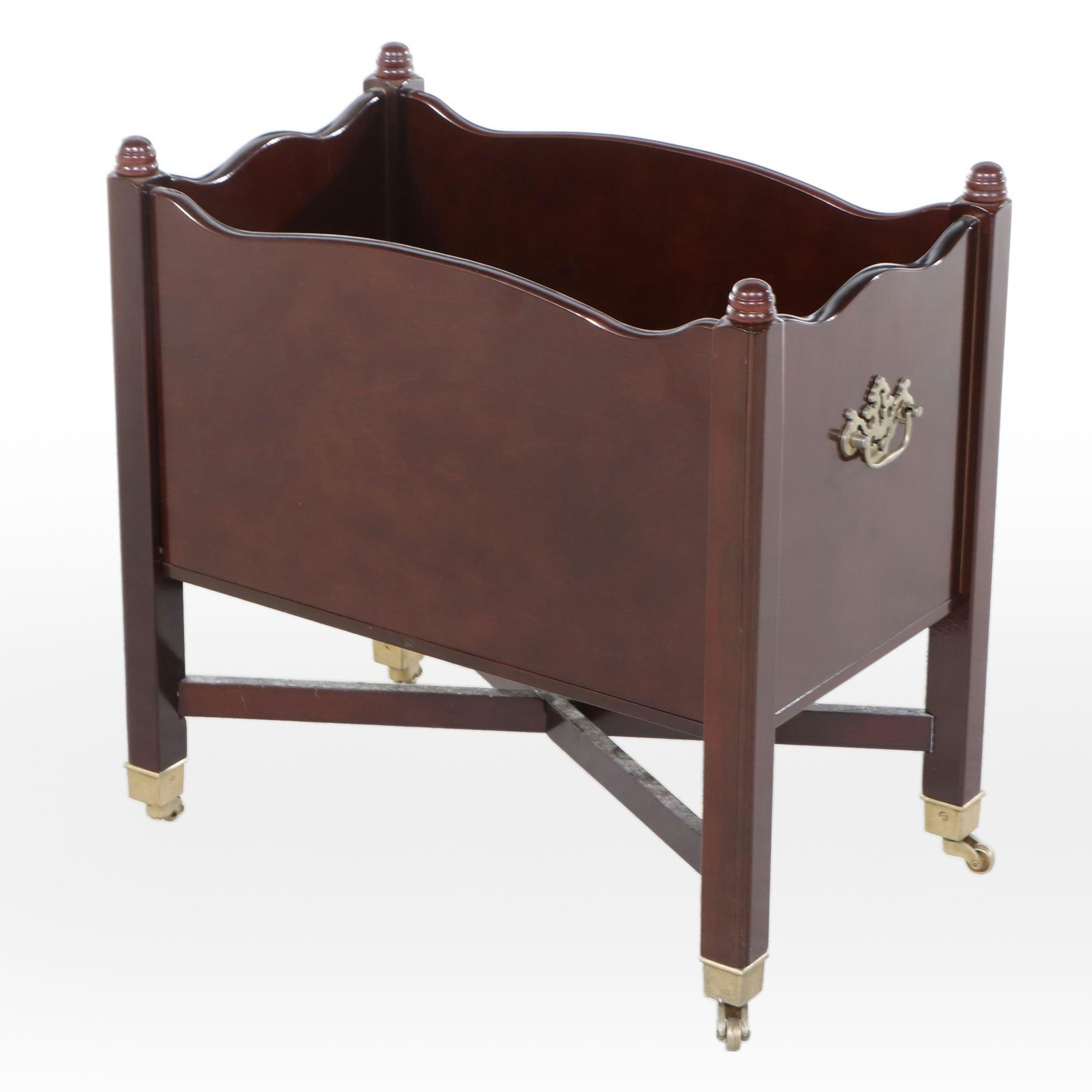 The Bombay Company Federal Style Mahogany-Stained Canterbury