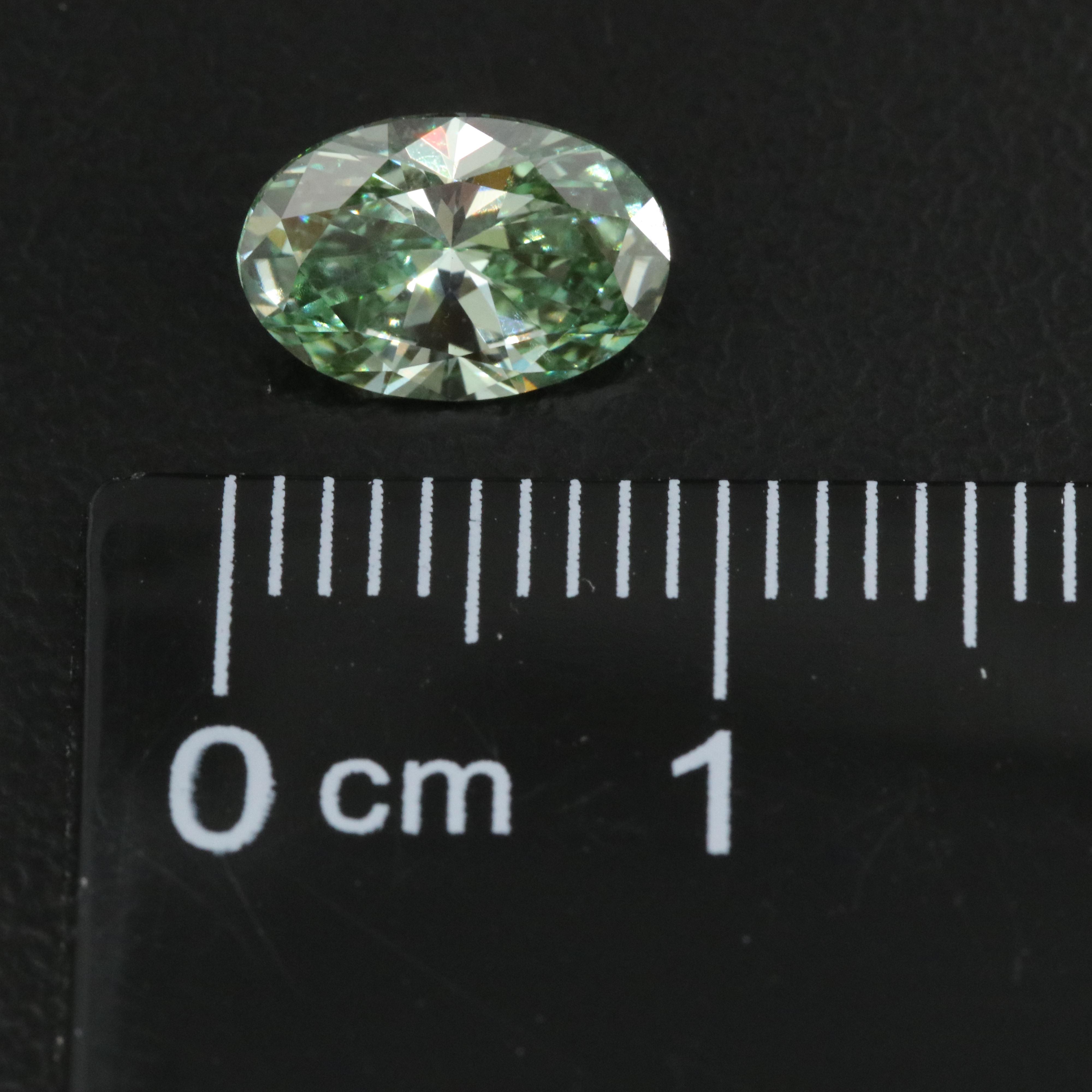 Loose 1.31 CT Lab Grown Fancy Green Diamond
