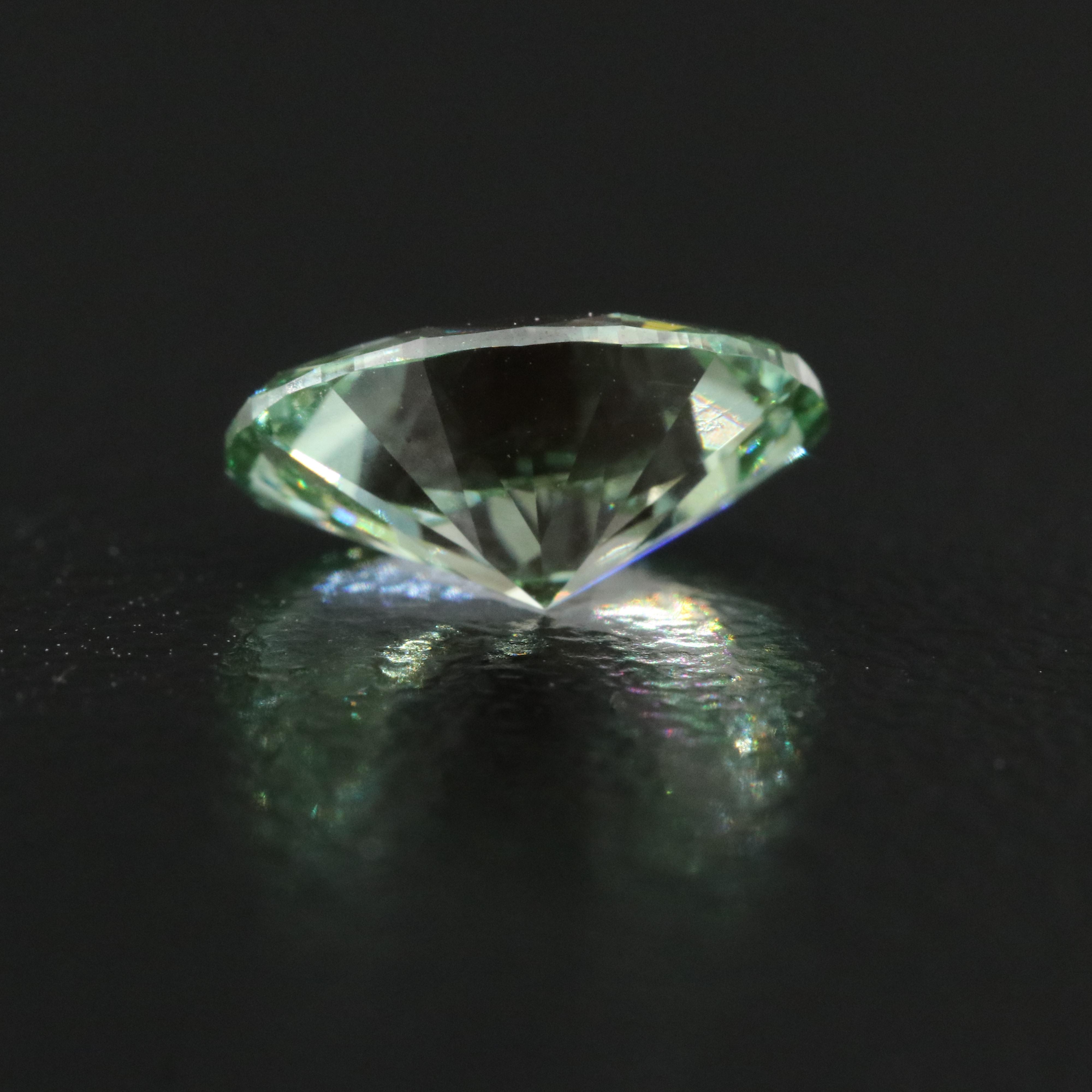 Loose 1.31 CT Lab Grown Fancy Green Diamond