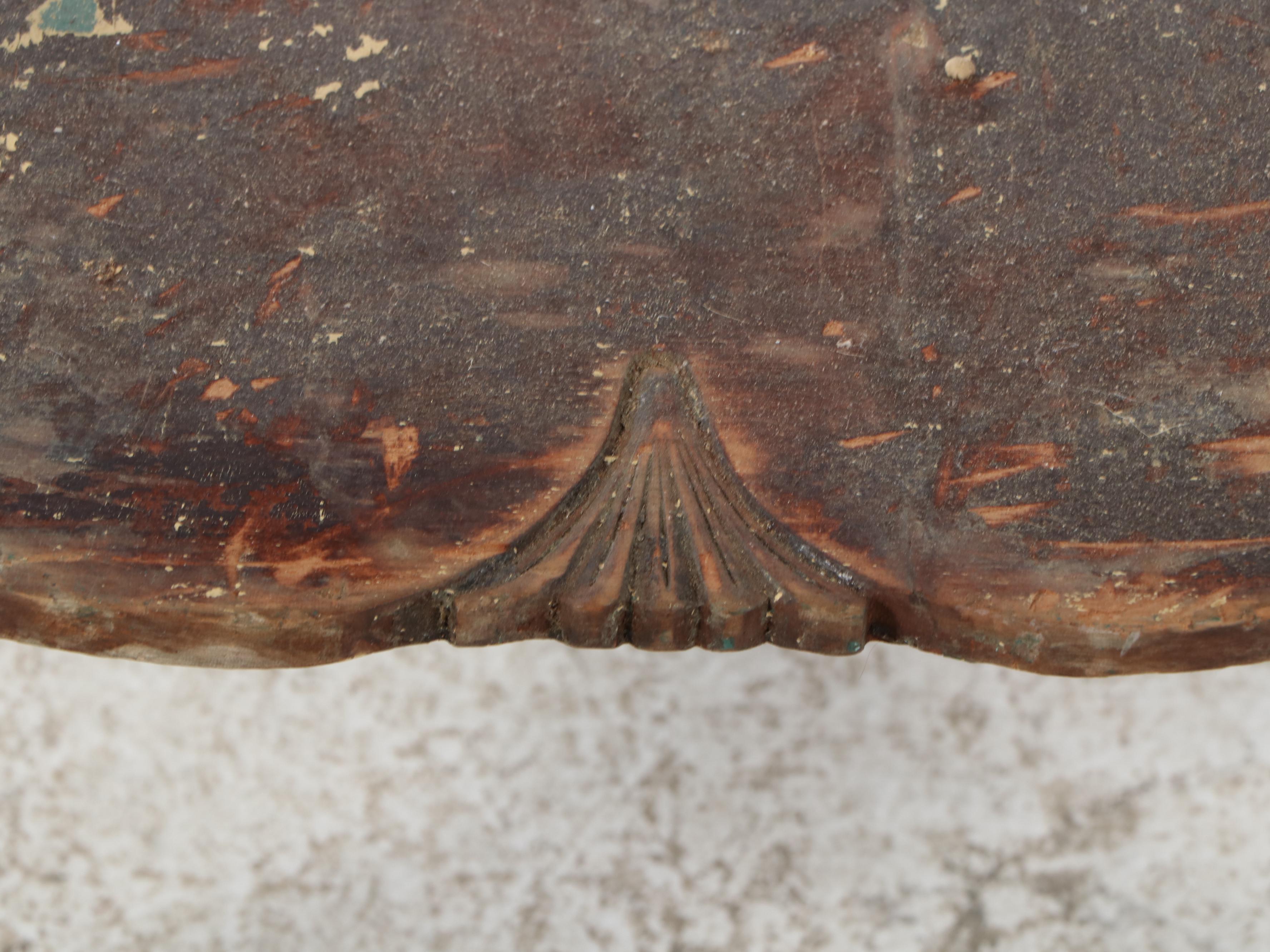 American Colonial Revival Painted Two-Tier Parlor Table, Early 20th Century