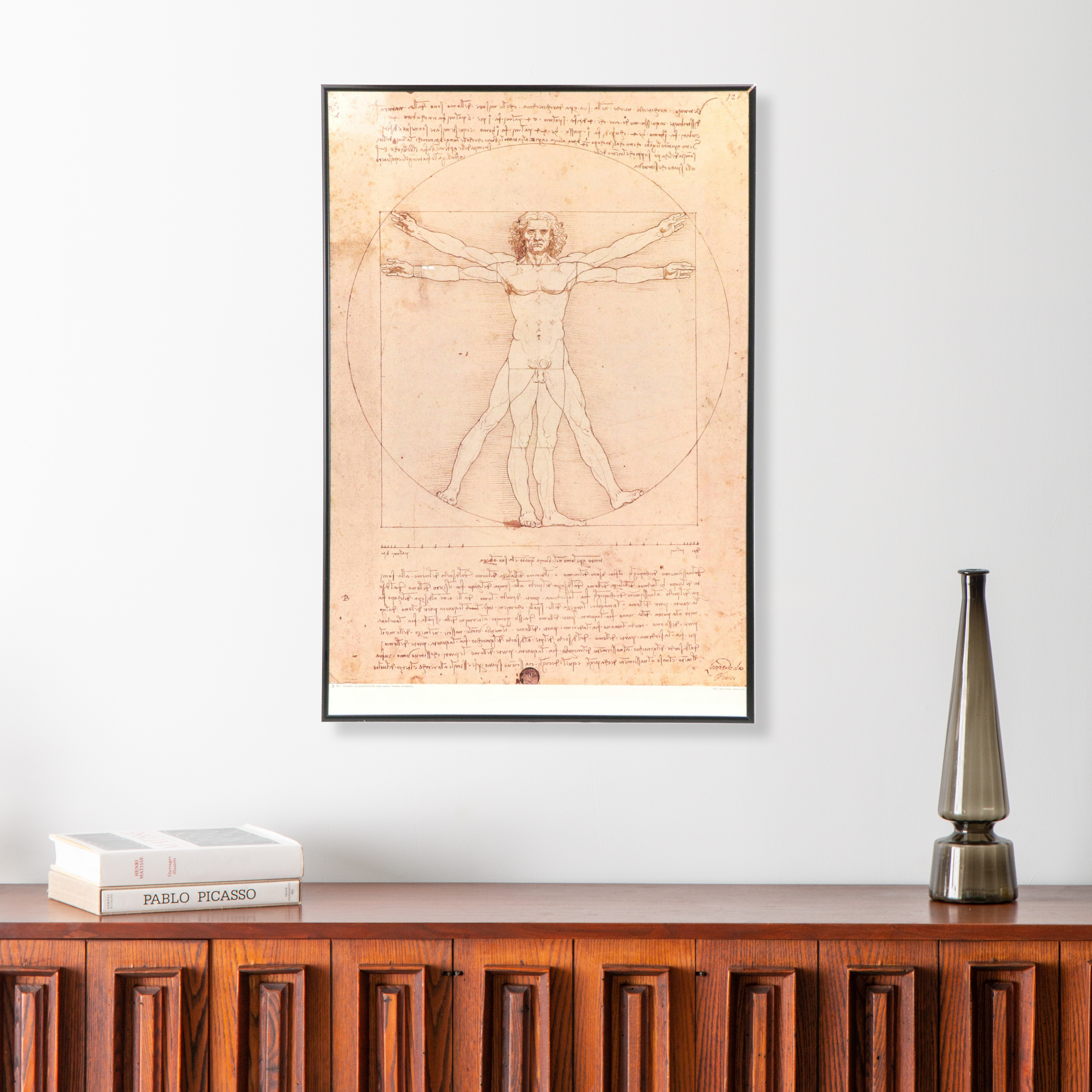Offset Lithograph After Leonardo da Vinci's "Uomo Vitruviano"