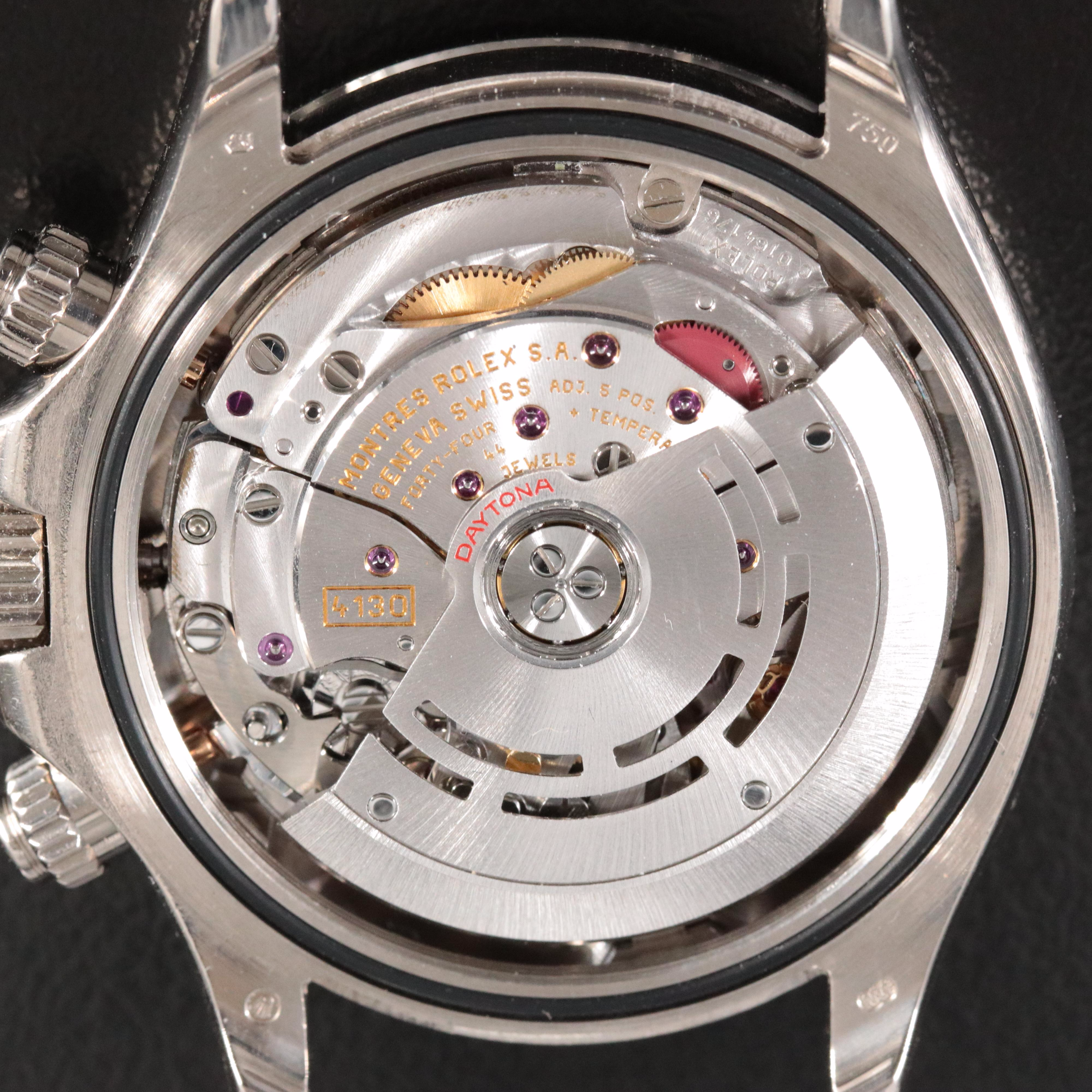 2003-2005 Rolex 18K White Gold Cosmograph Daytona Watch