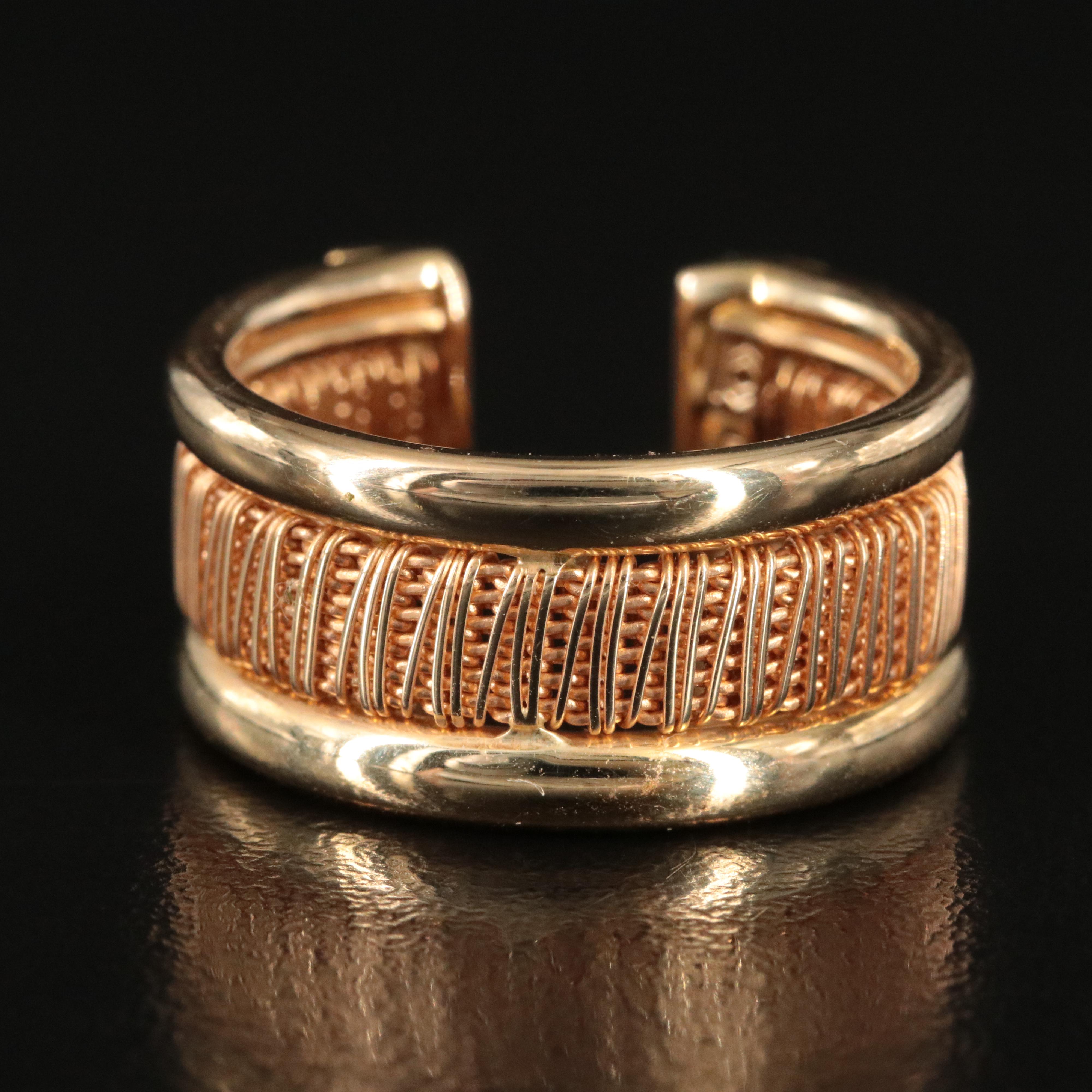 14K Woven Torque Ring
