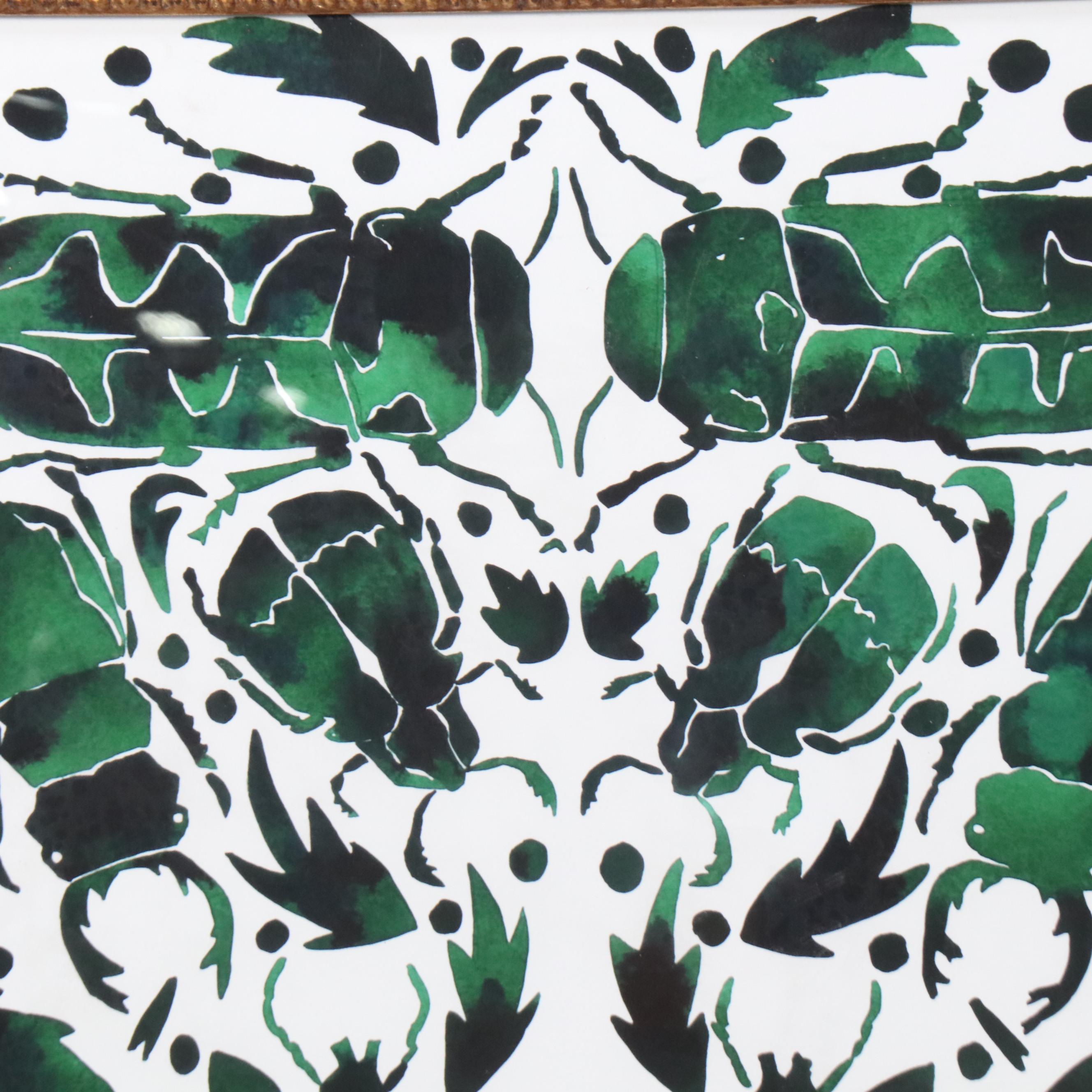 Giclée After Kate Roebuck "Emerald Beetles"