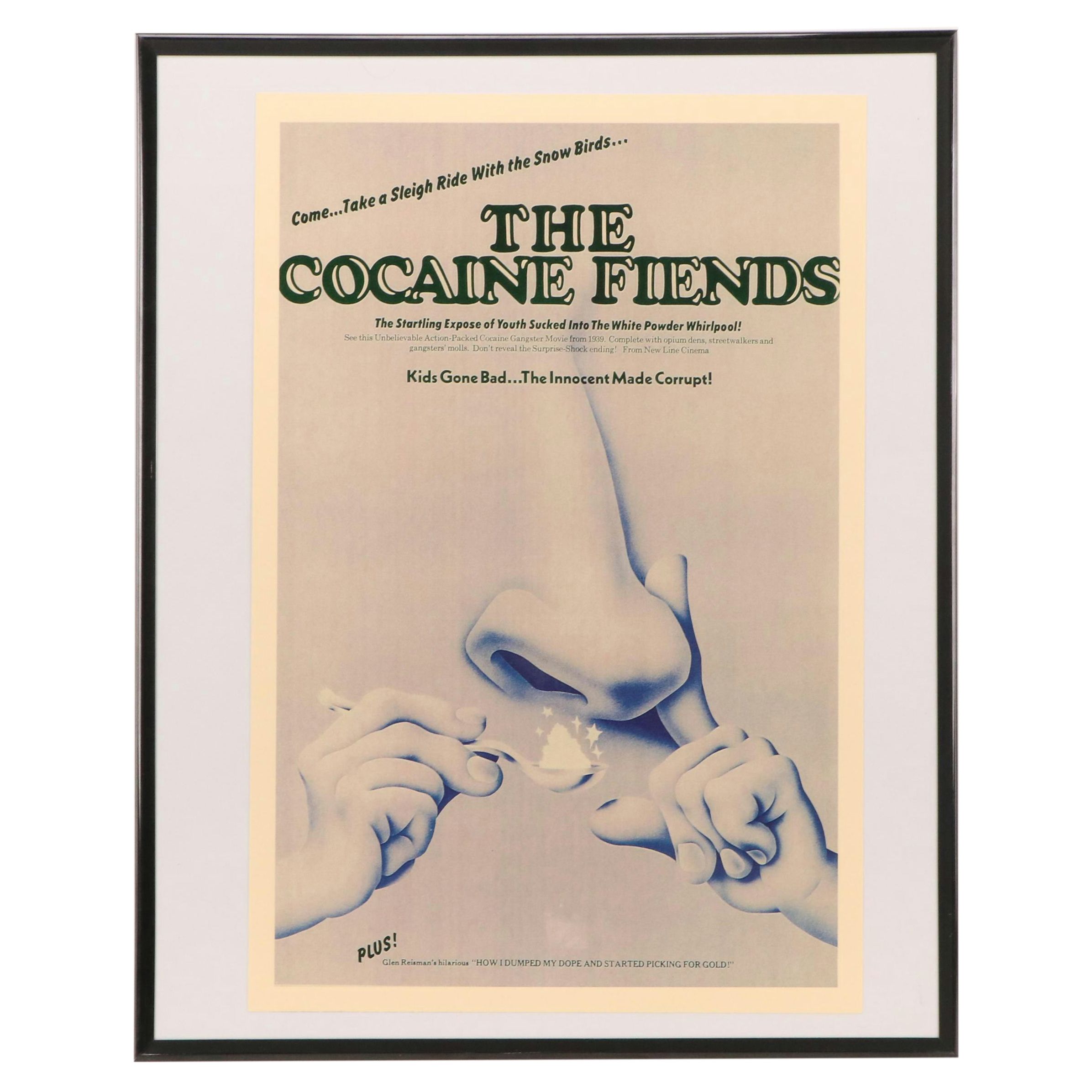 "The Cocaine Fiends" Offset Lithograph Movie Poster