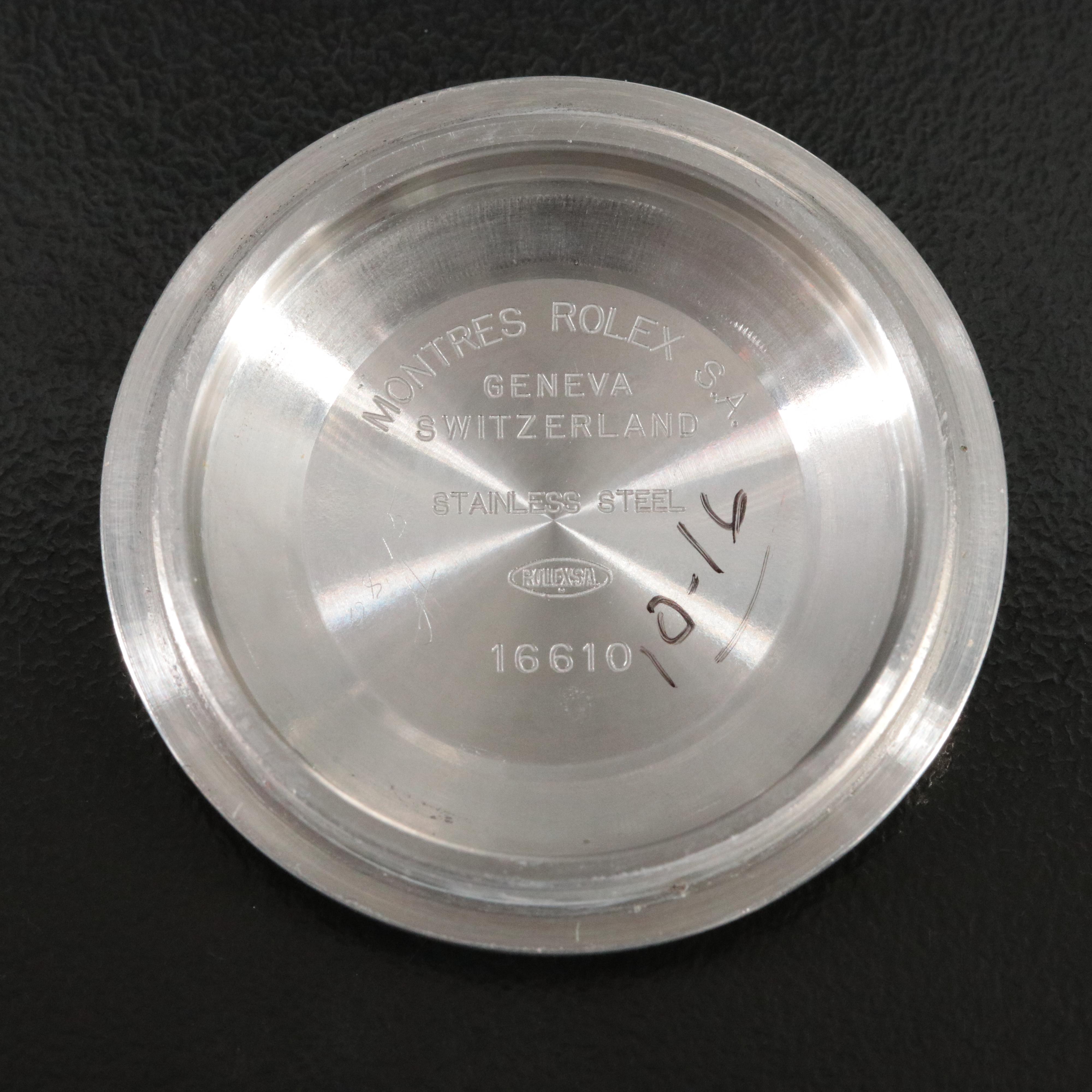 1989 - 1990 Rolex Submariner Custom Dial 18K and Stainless Steel Watch