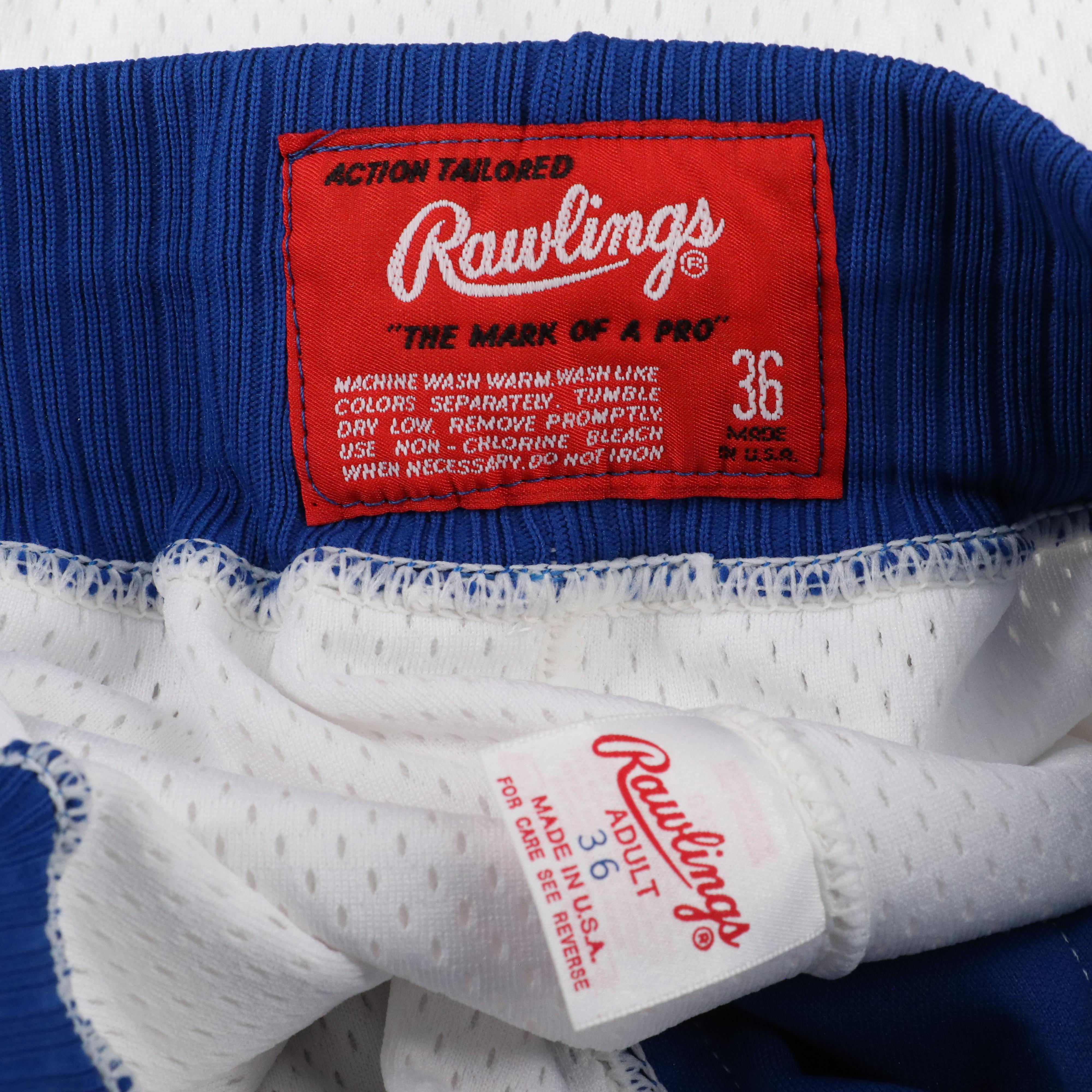 Christian Laettner Signed and Player Issued Duke Blue Devils Basketball Shorts