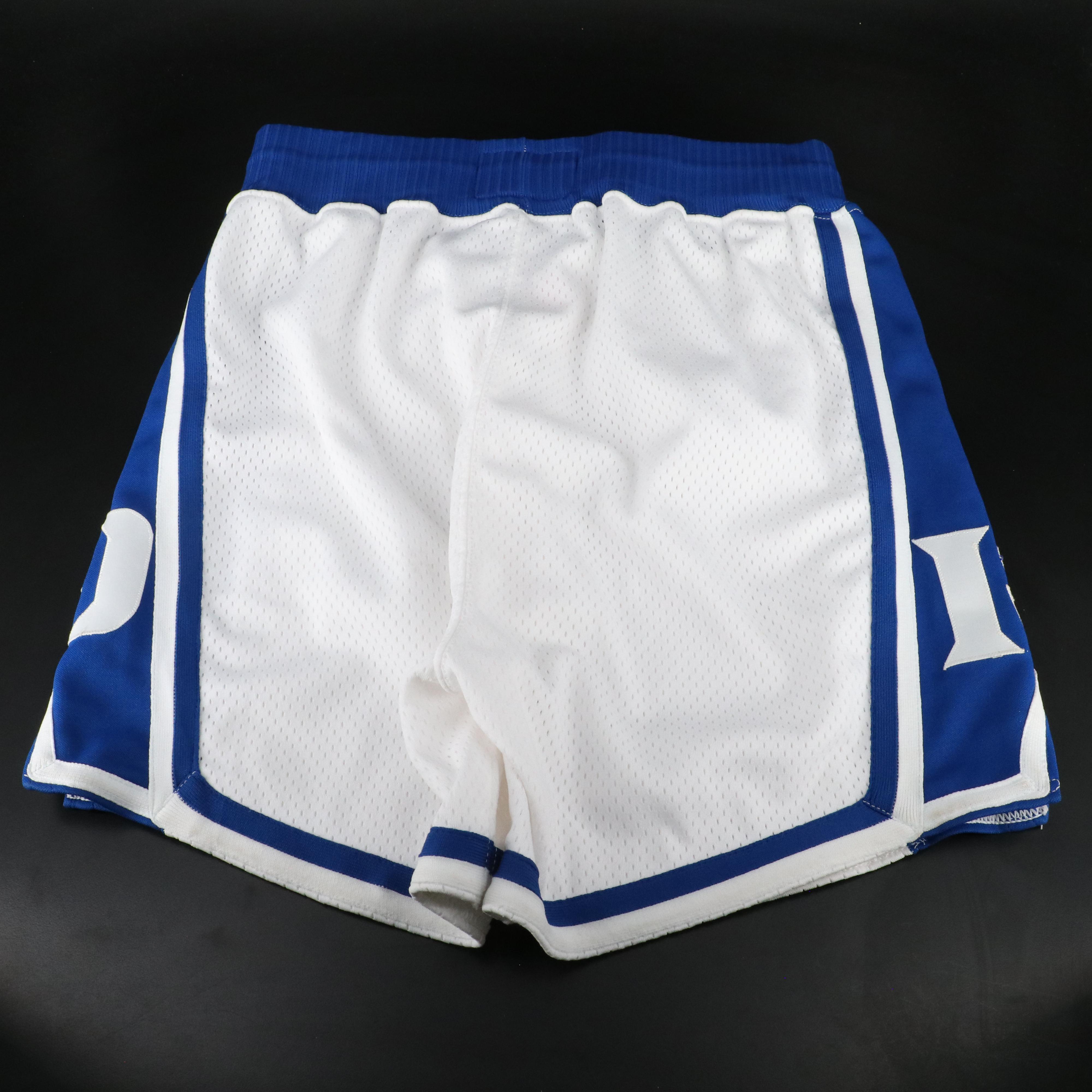 Christian Laettner Signed and Player Issued Duke Blue Devils Basketball Shorts