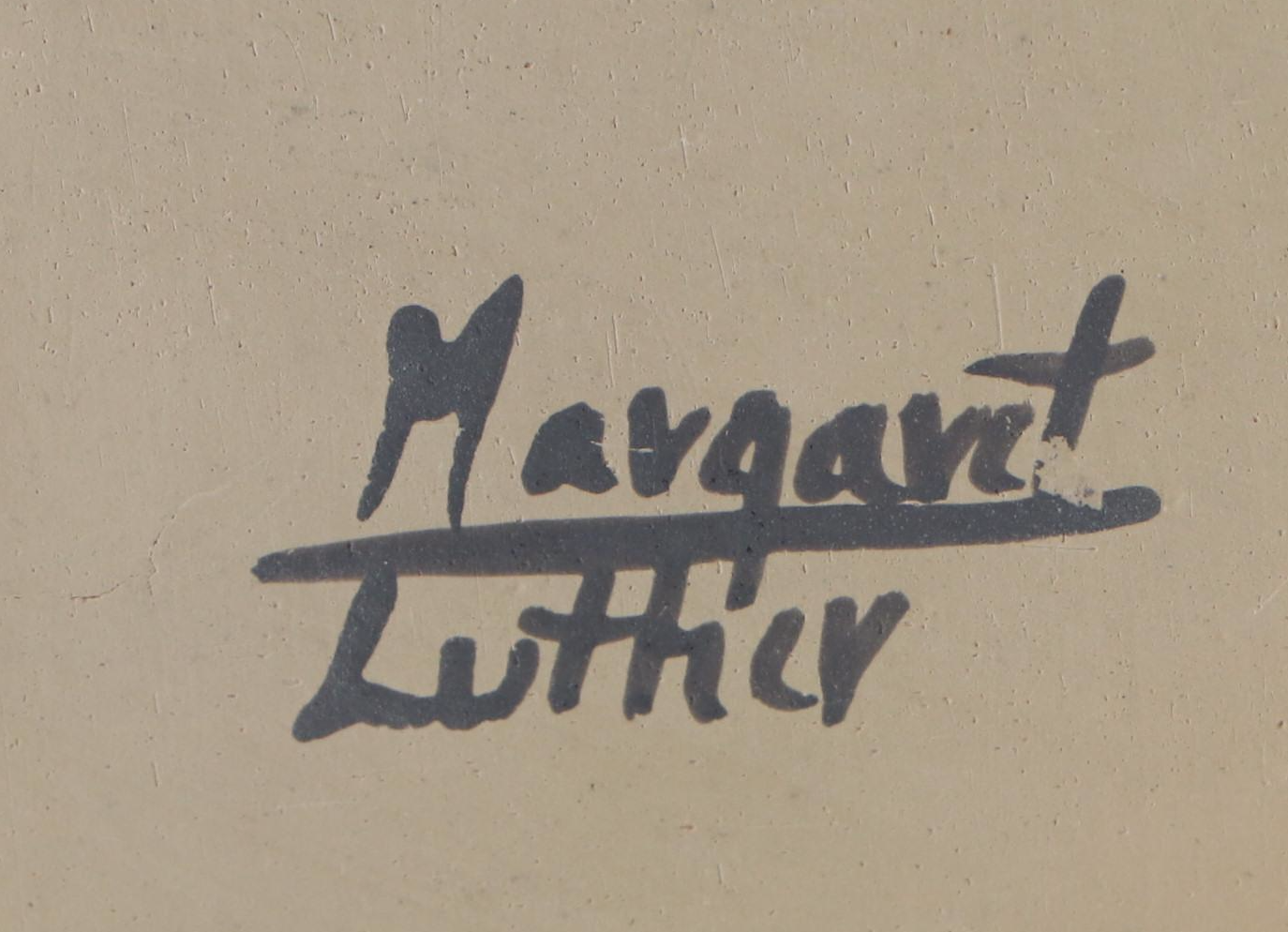 Margaret and Luther Gutierrez Santa Clara Pueblo Pottery Polychrome Box