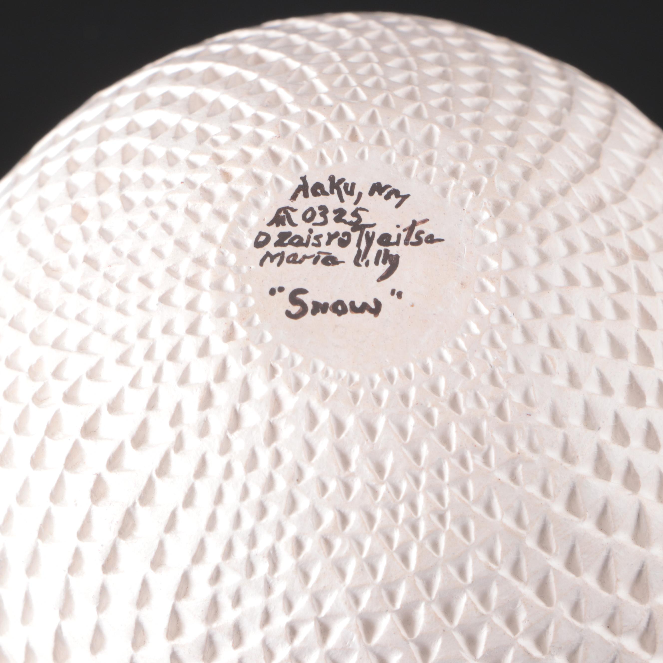 Lilly Maria Salvador Acoma Pueblo Pottery Incised Olla