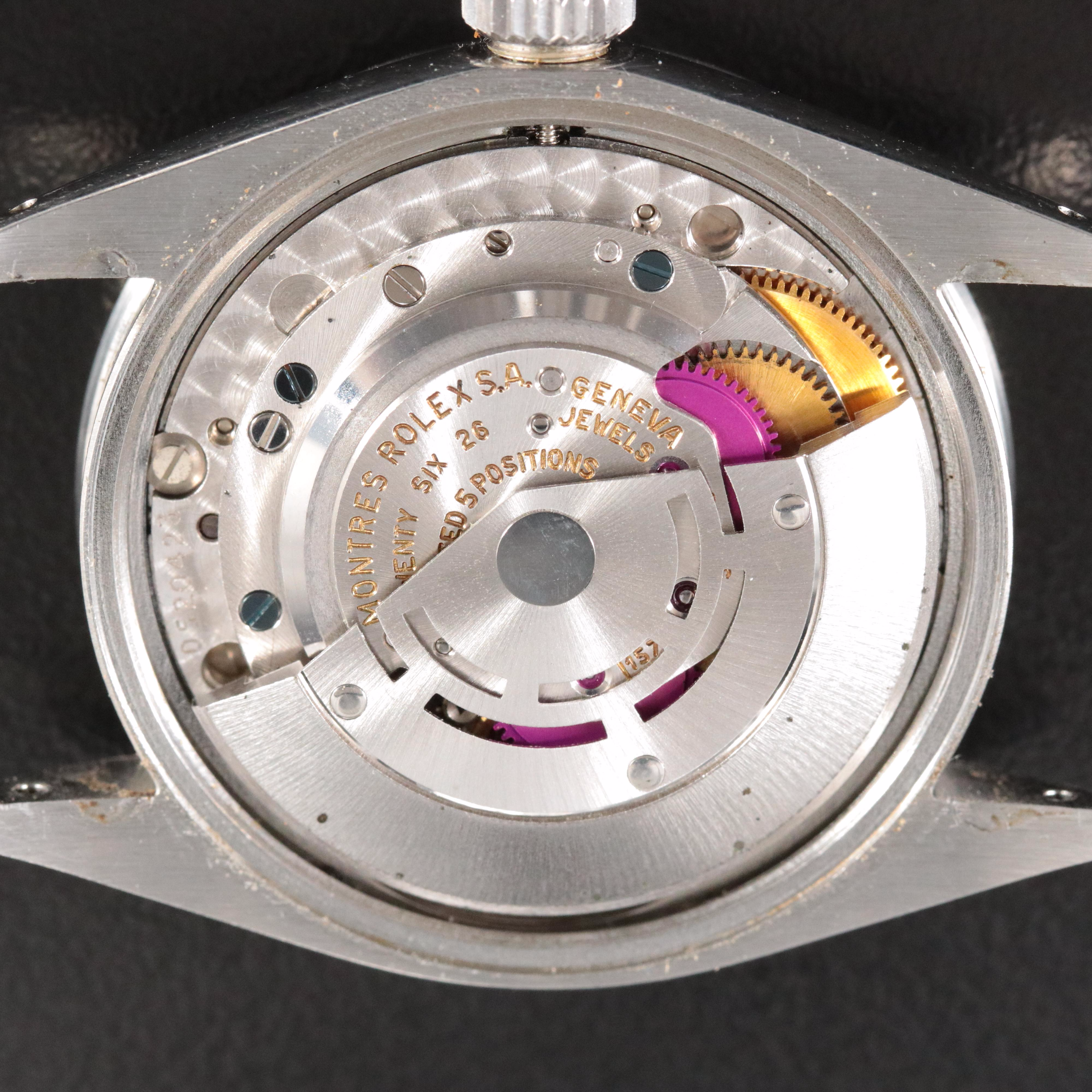 Rolex Oyster Perpetual Date 1501 Grey 34mm Steel Automatic Watch