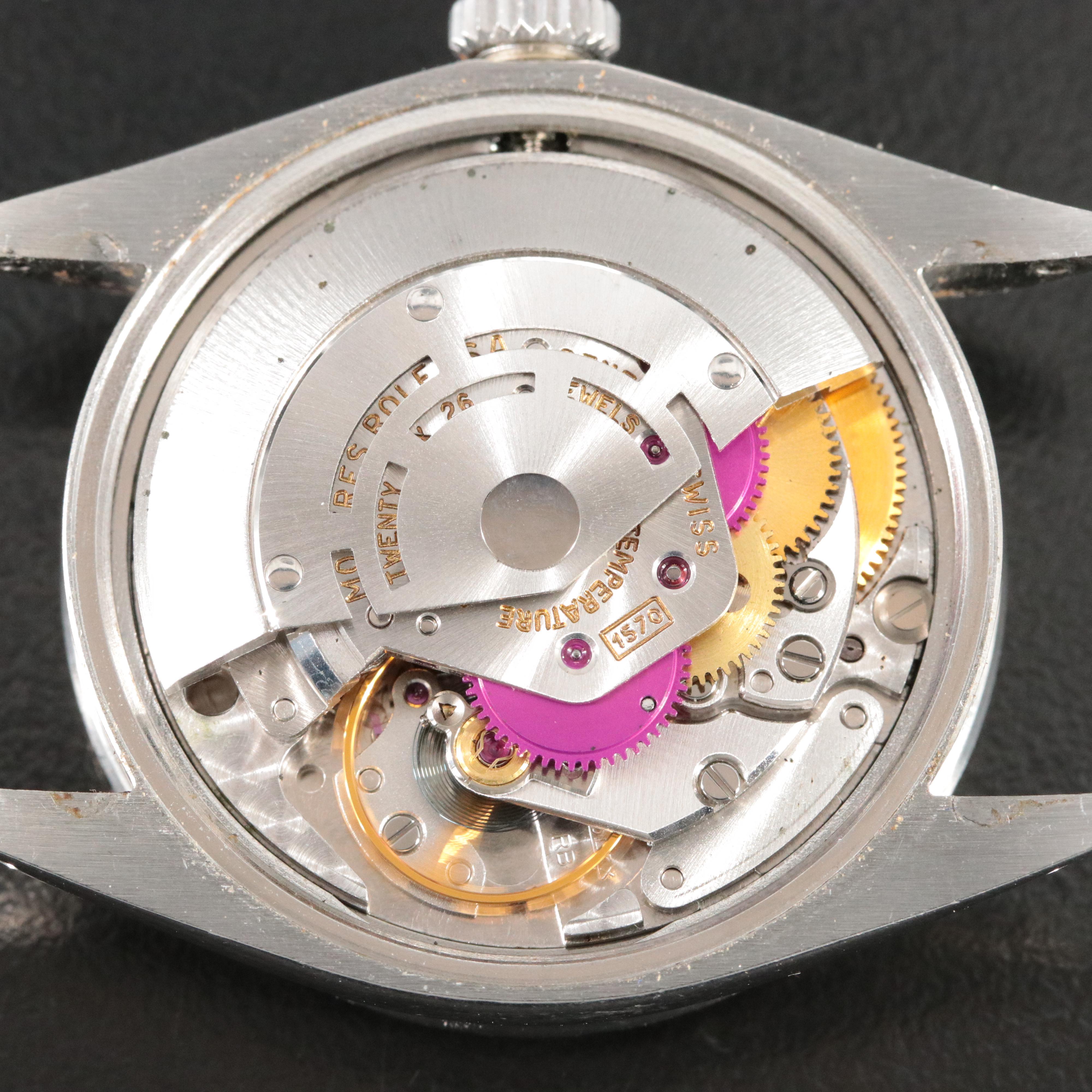 Rolex Oyster Perpetual Date 1501 Grey 34mm Steel Automatic Watch