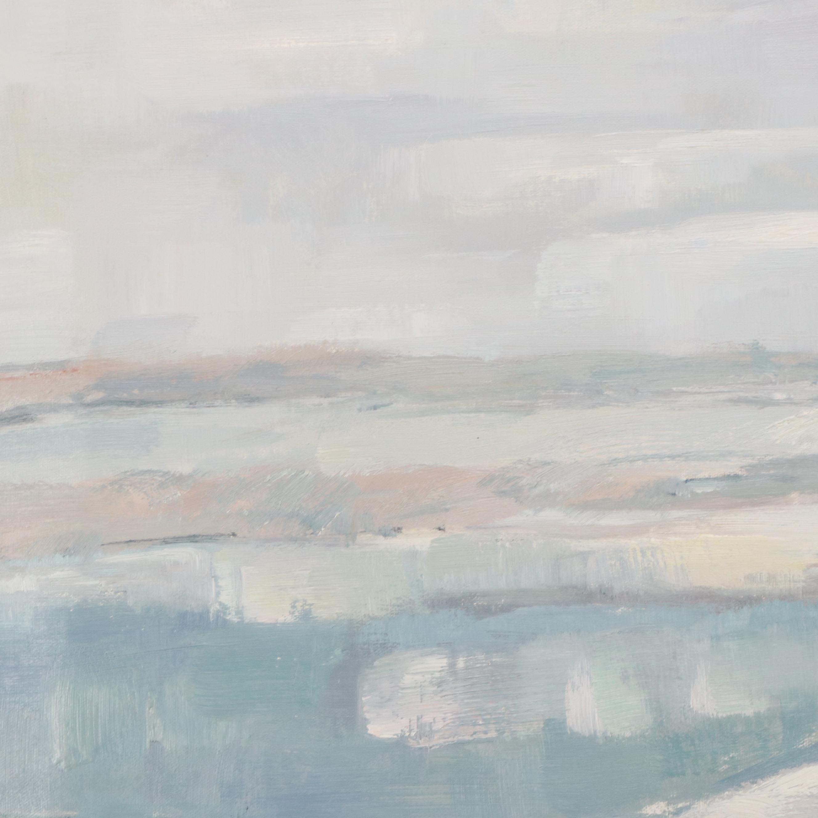 Ling Stylized Landscape Oil Painting, 21st Century