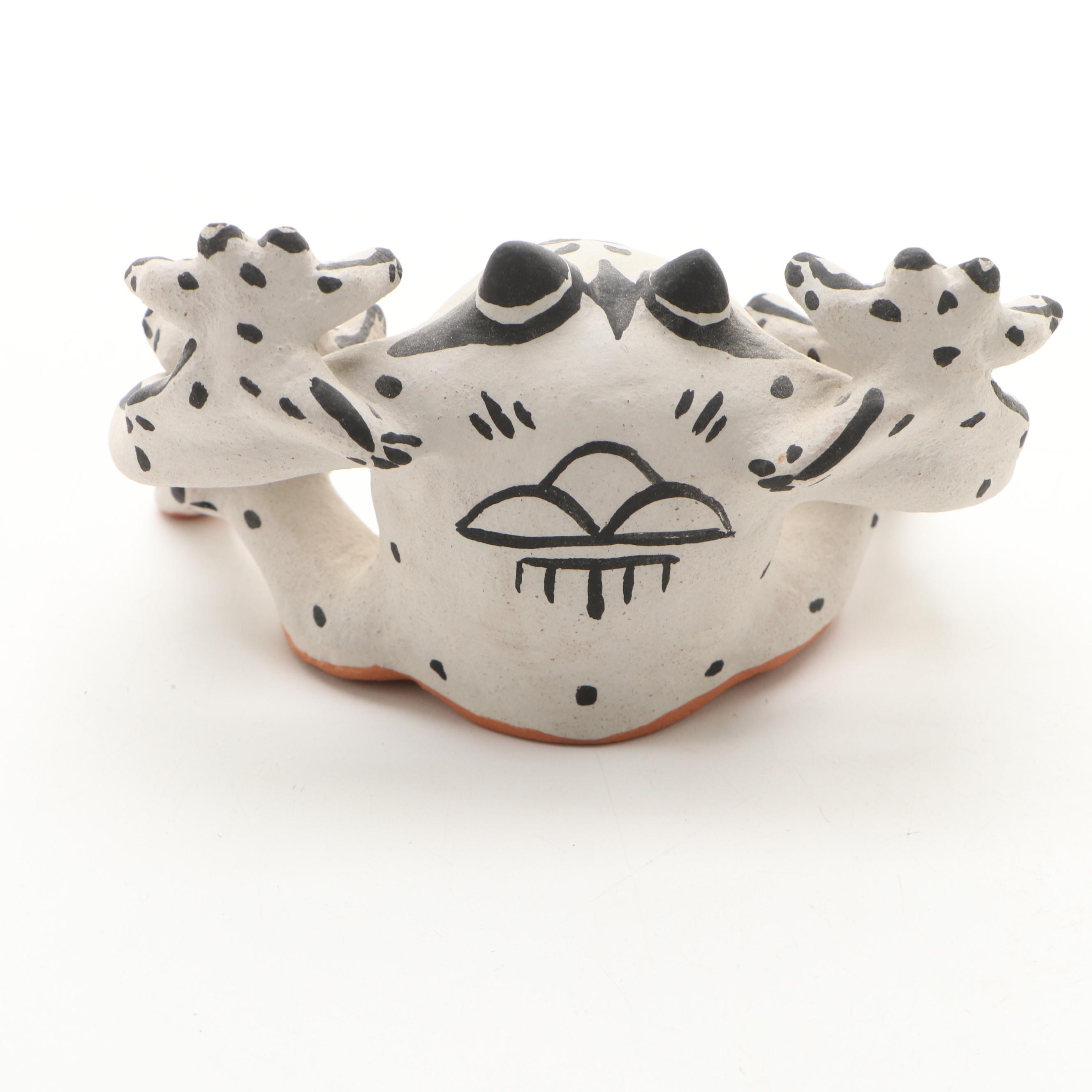 Martha Arquero Cochiti Pueblo Pottery Frog Storyteller