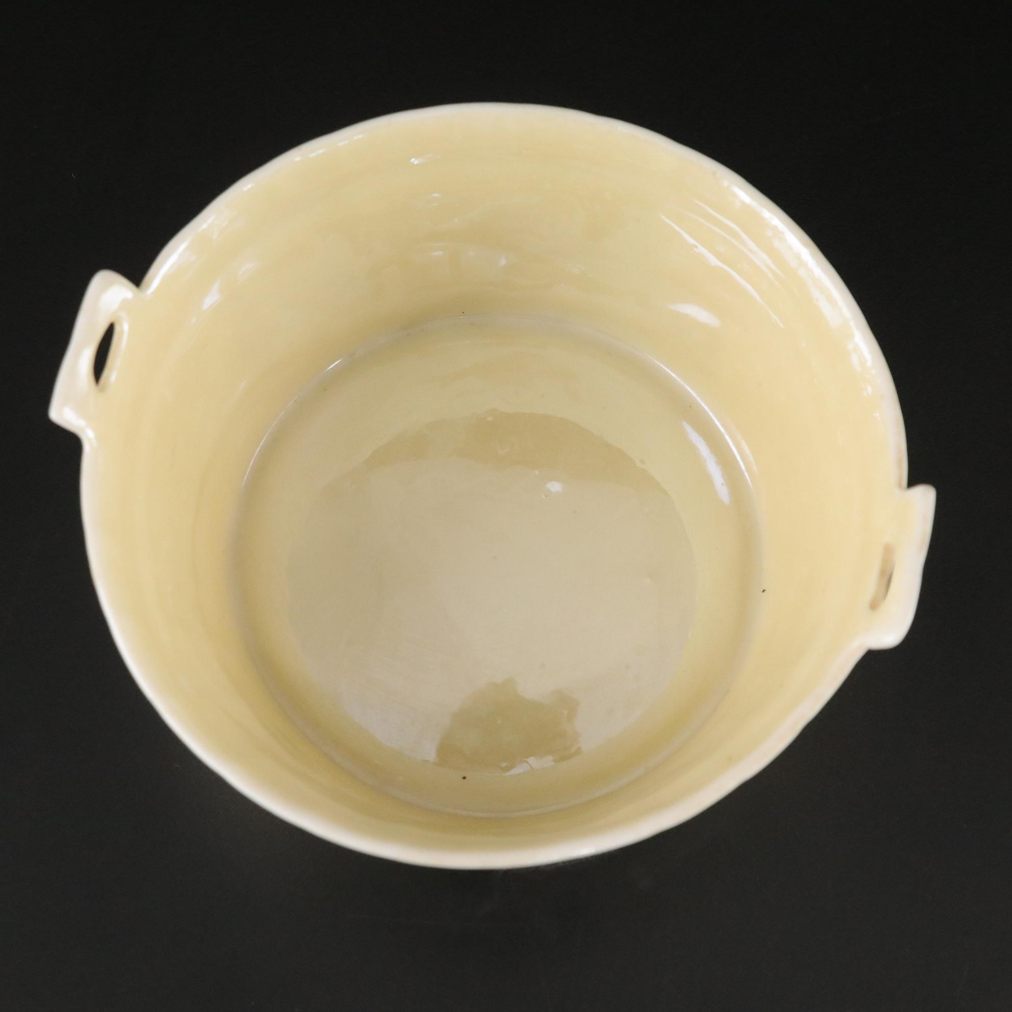 Belleek Pottery Shamrock Honey Pot, Teacup, Butter Dish and More, 1965-1980