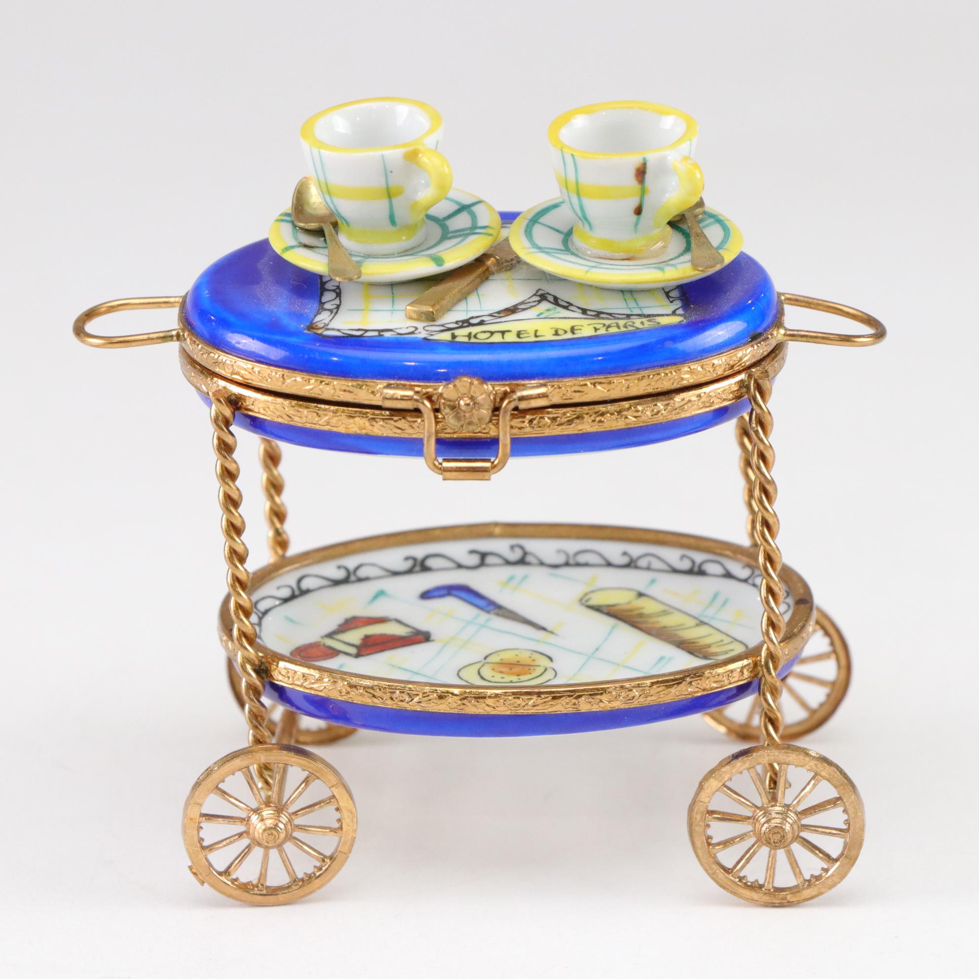 Hand-Painted "Hotel de Paris" Limoges Box