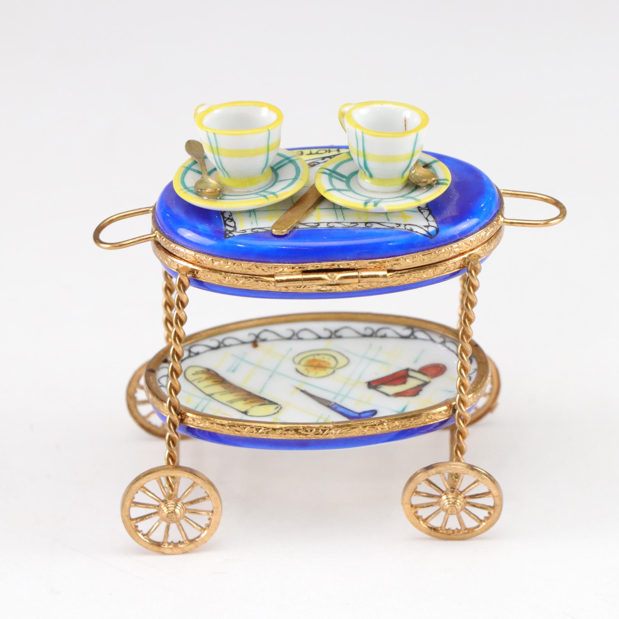 Hand-Painted "Hotel de Paris" Limoges Box