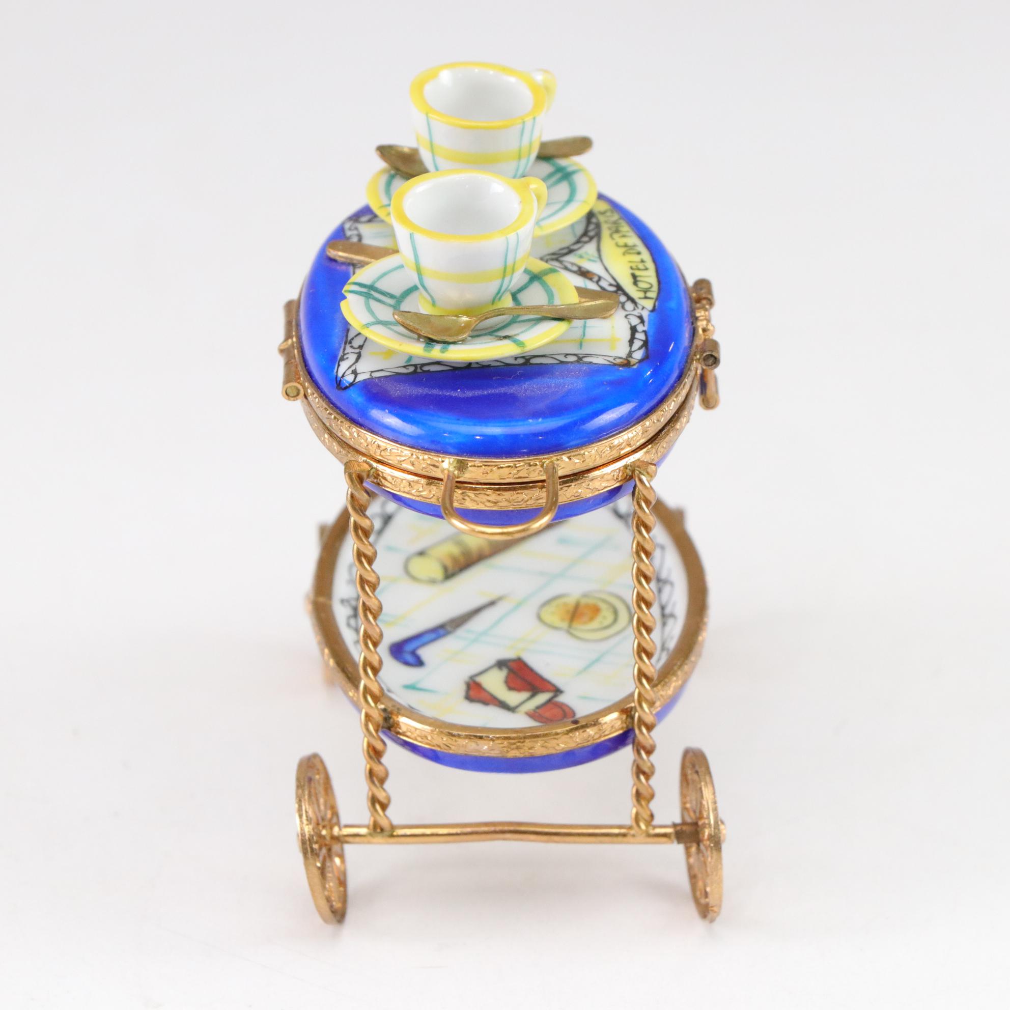 Hand-Painted "Hotel de Paris" Limoges Box