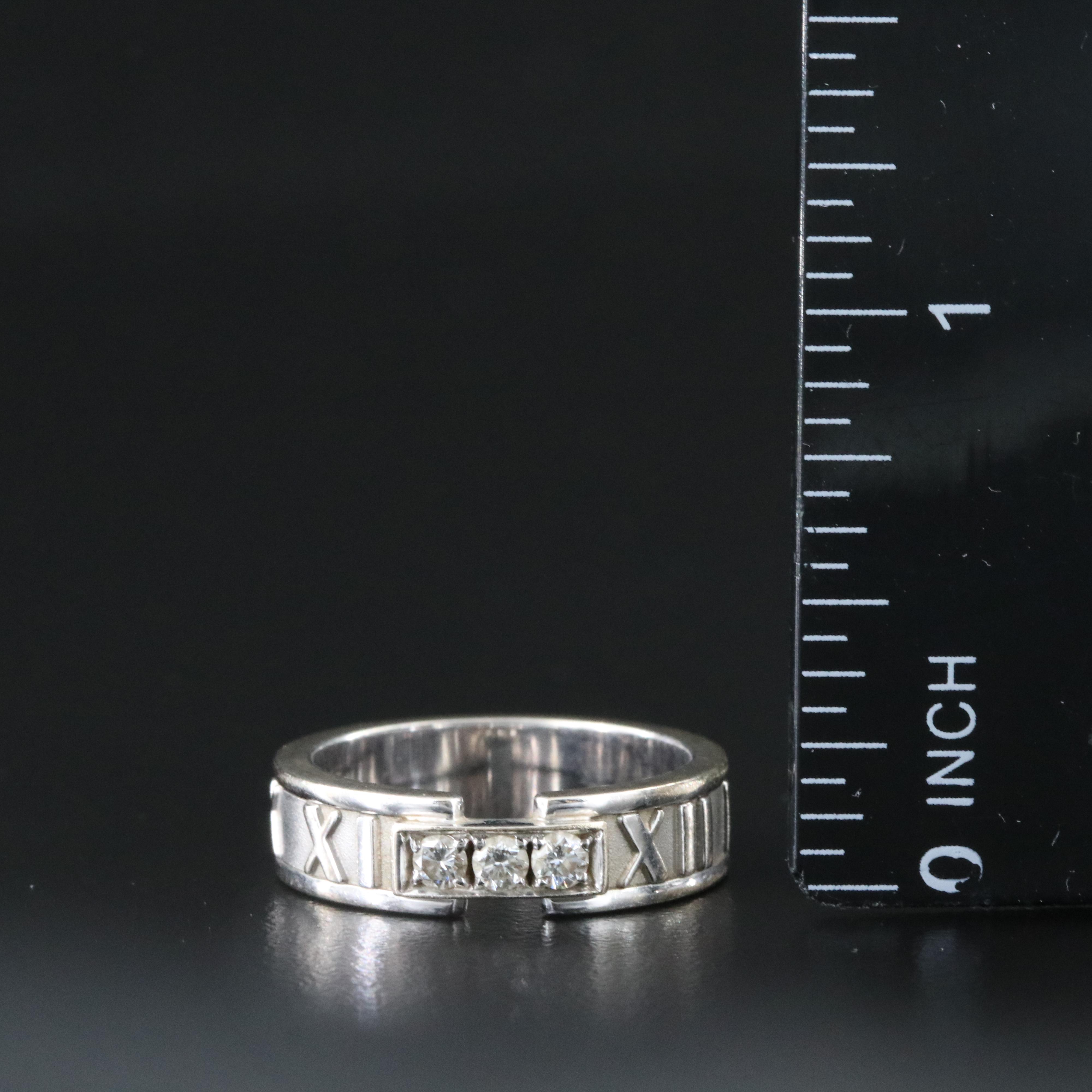 Tiffany & Co. Atlas 18K Diamond Ring