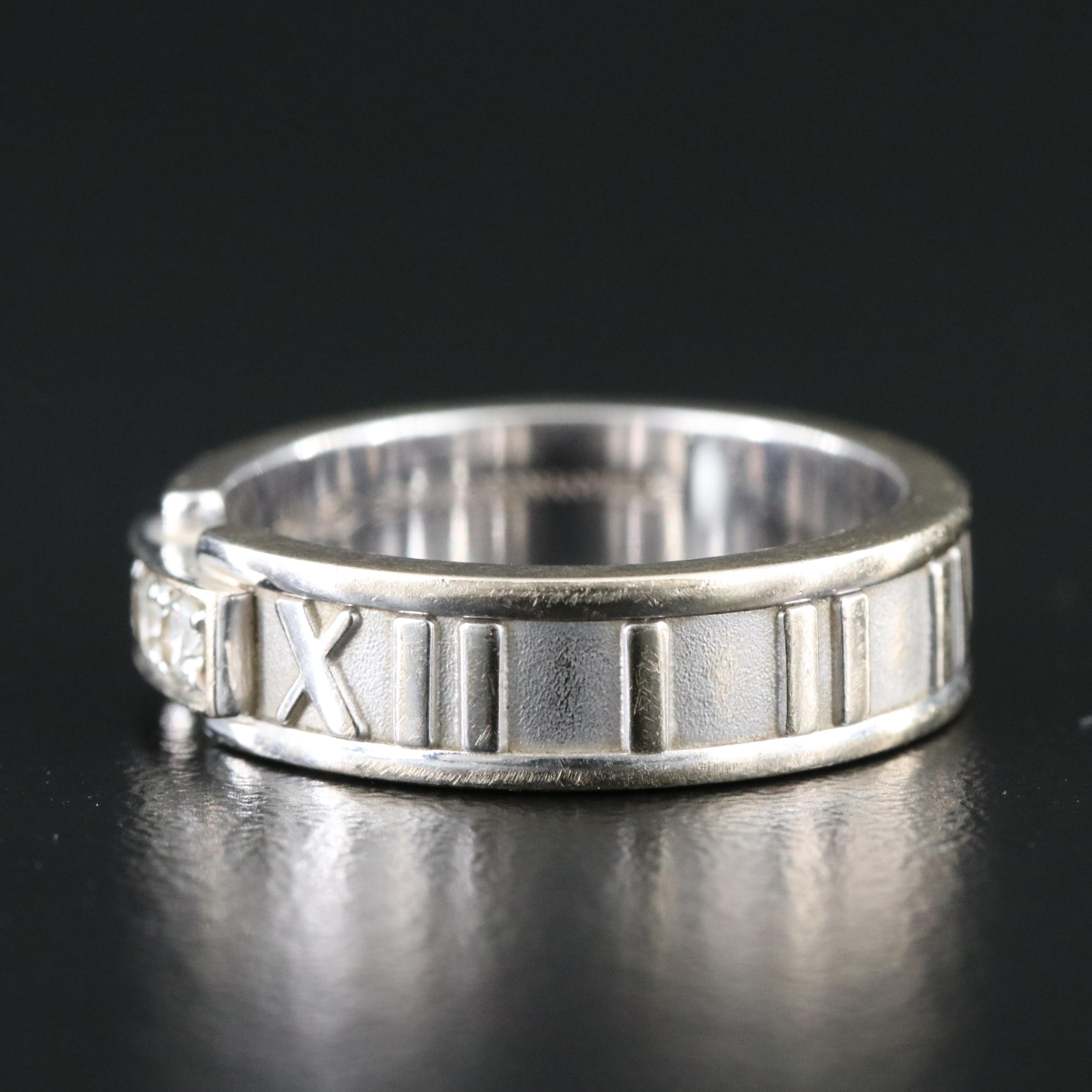 Tiffany & Co. Atlas 18K Diamond Ring