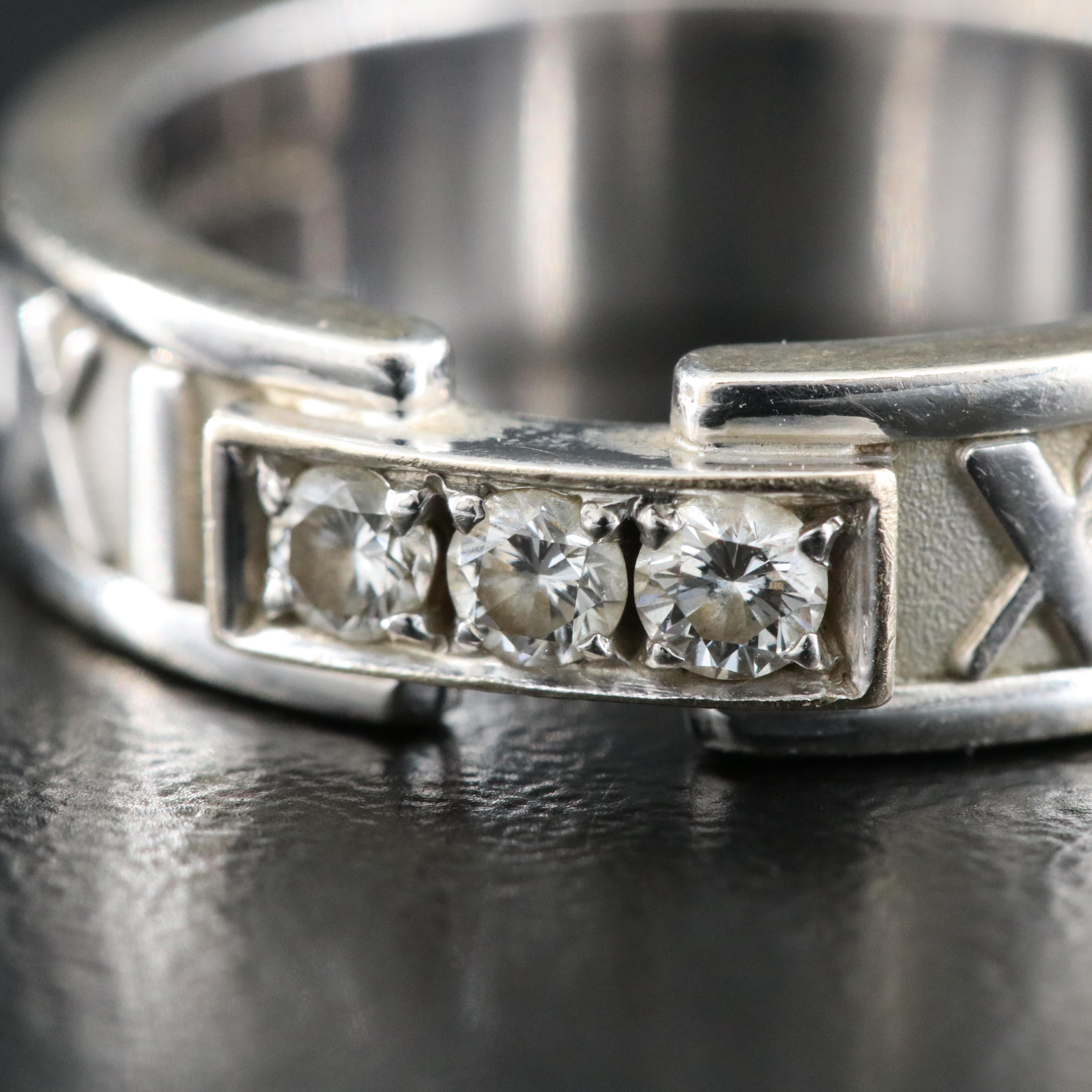 Tiffany & Co. Atlas 18K Diamond Ring