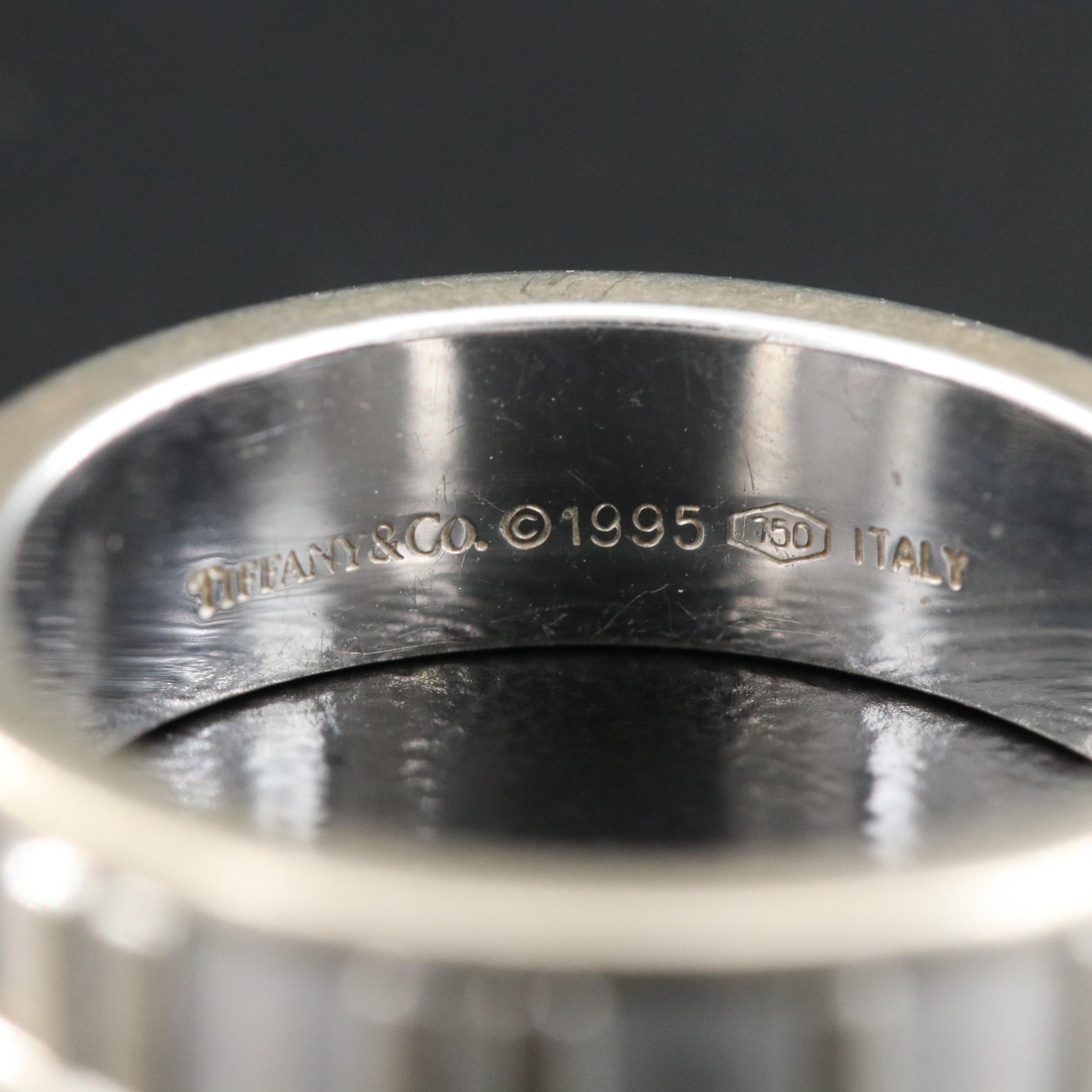 Tiffany & Co. Atlas 18K Diamond Ring