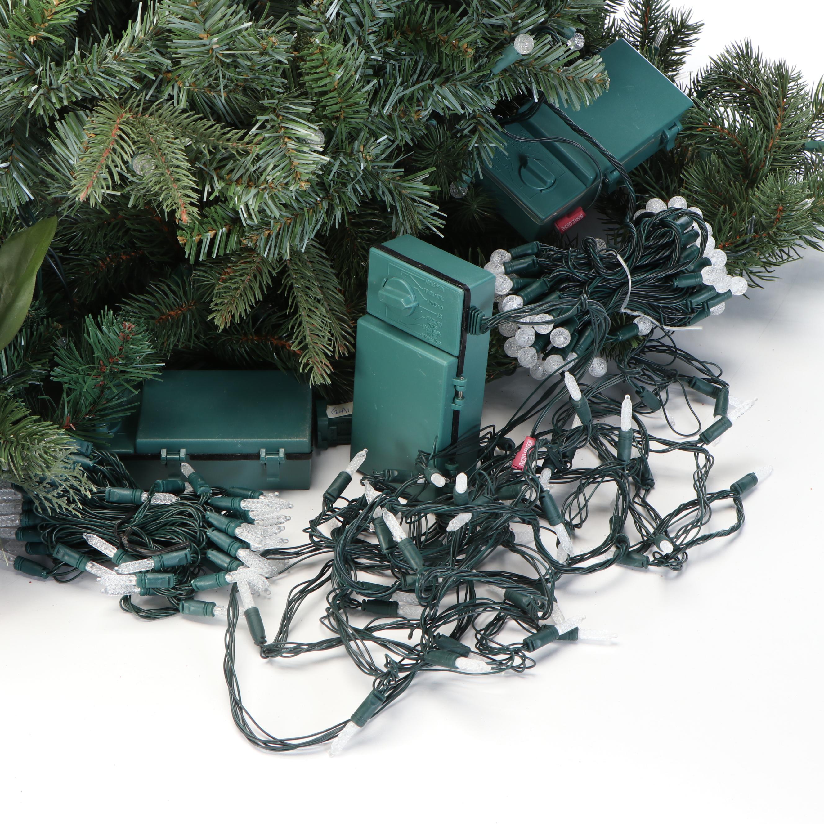 Hobby Lobby Mini Lights with Cape Craftsmen Wood Cheese Knives and More