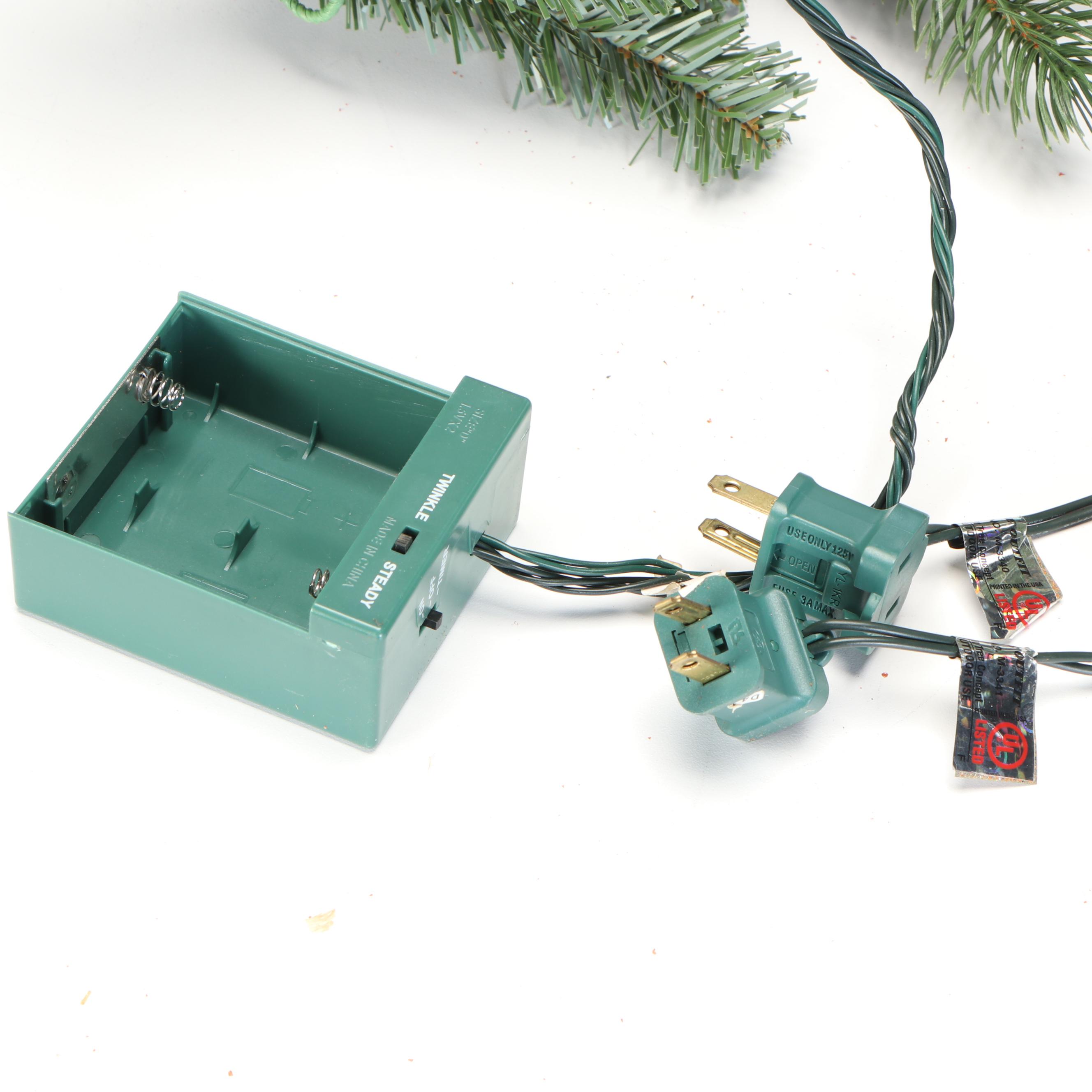 Hobby Lobby Mini Lights with Cape Craftsmen Wood Cheese Knives and More