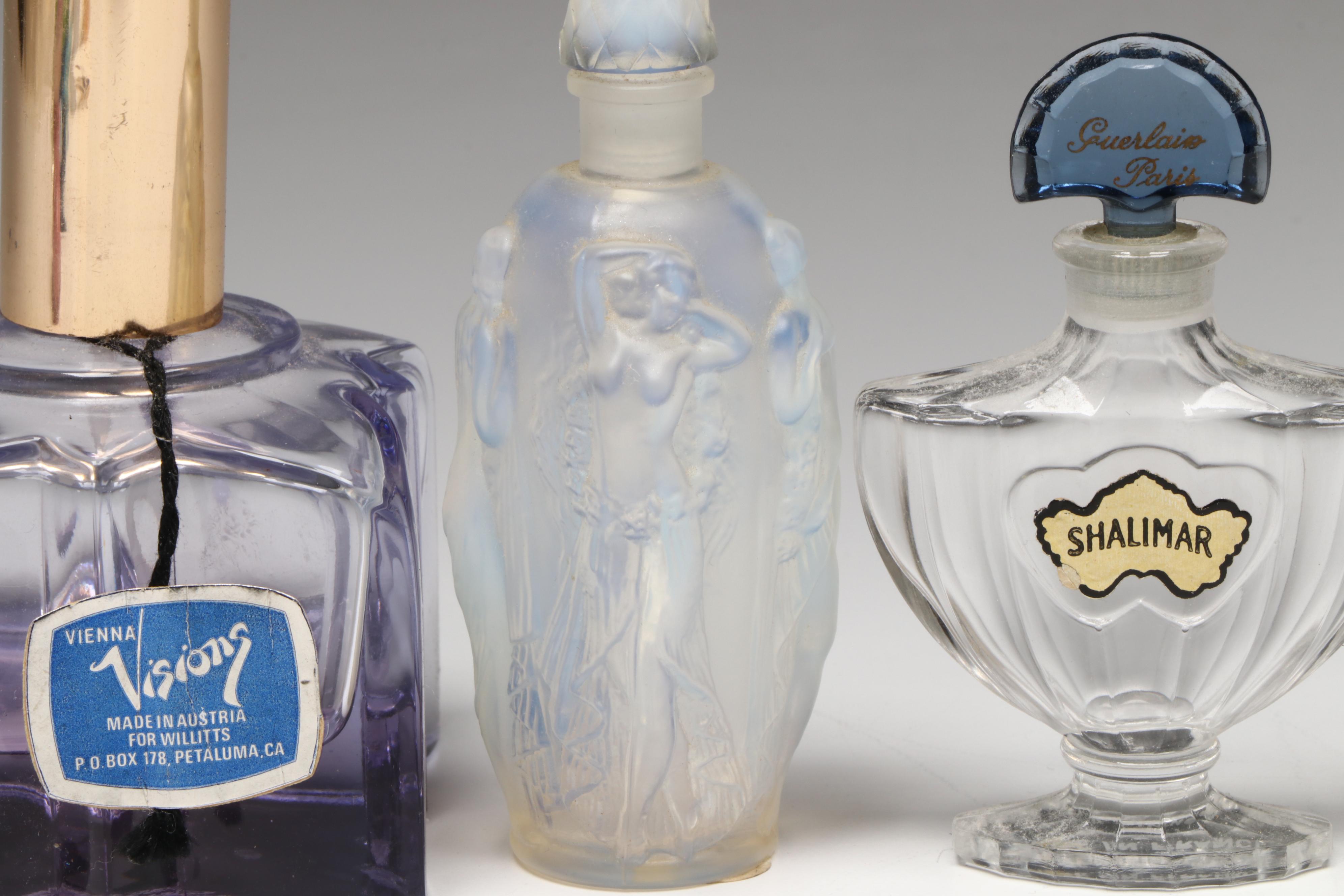 Glass Perfume Bottles with Scent Jar and Crystal Stoppers