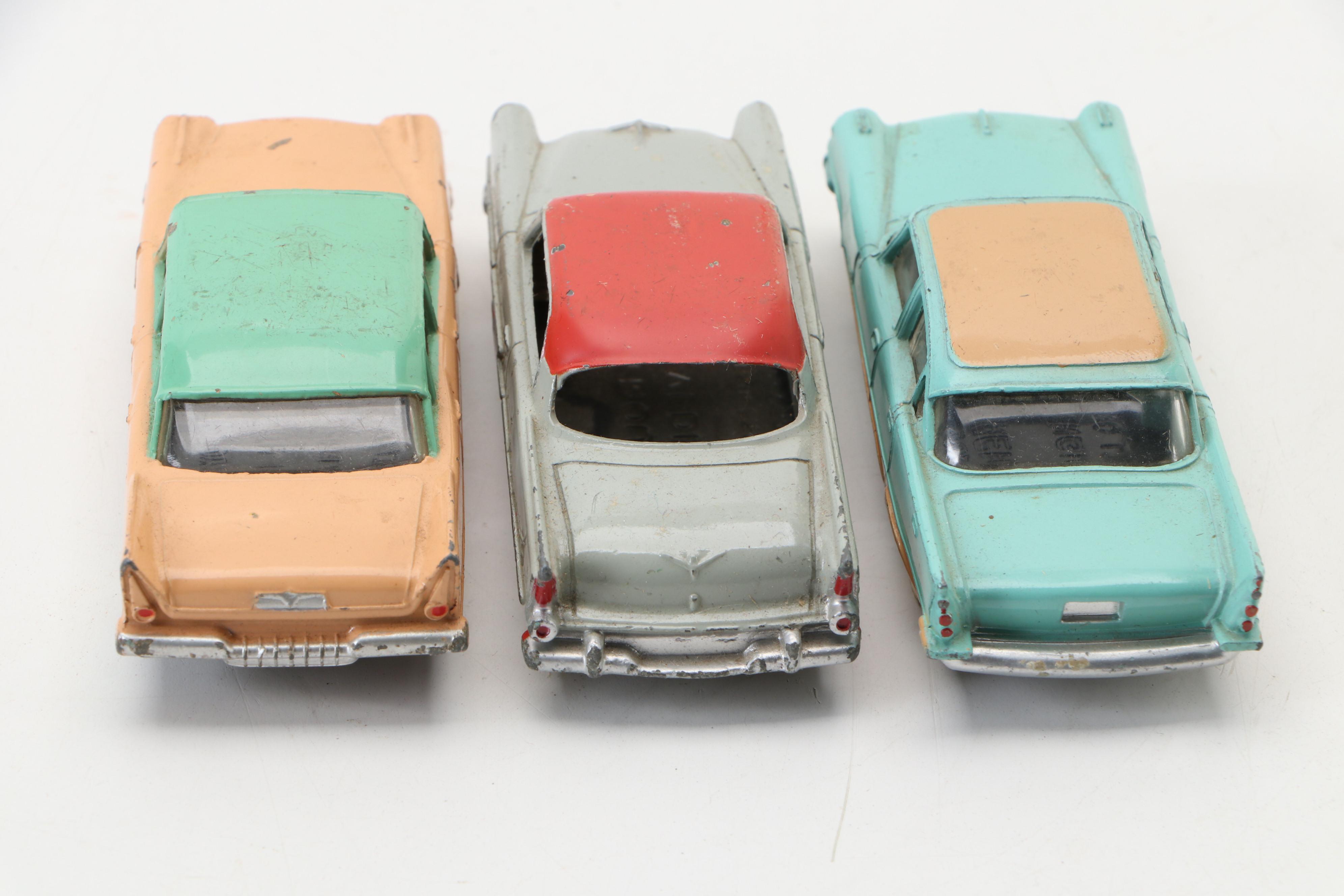 Meccano Dinky Toys "Plymouth Plaza," "DeSoto Fireflite" and More Cars