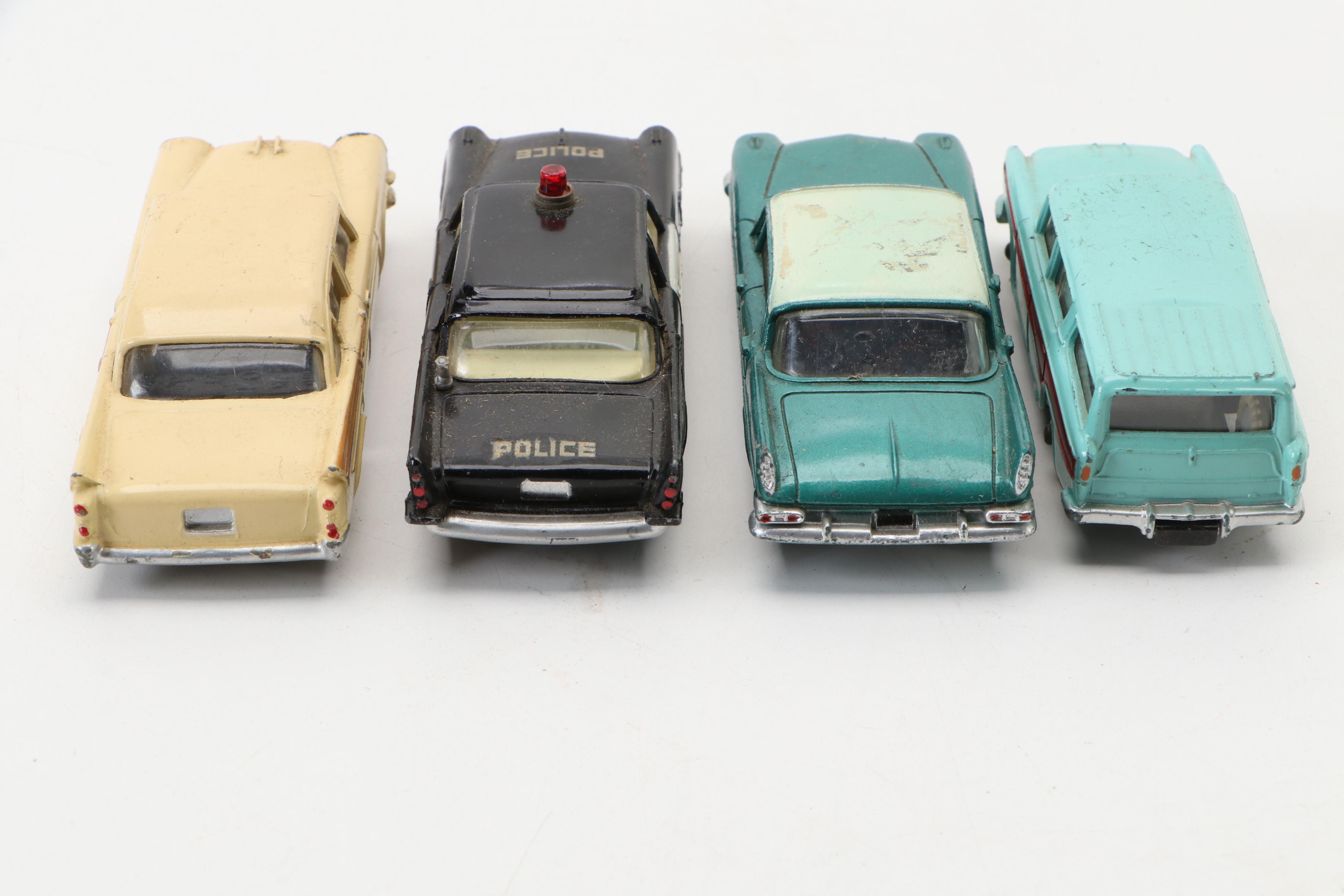 Meccano Dinky Toys "Plymouth Plaza," "DeSoto Fireflite" and More Cars