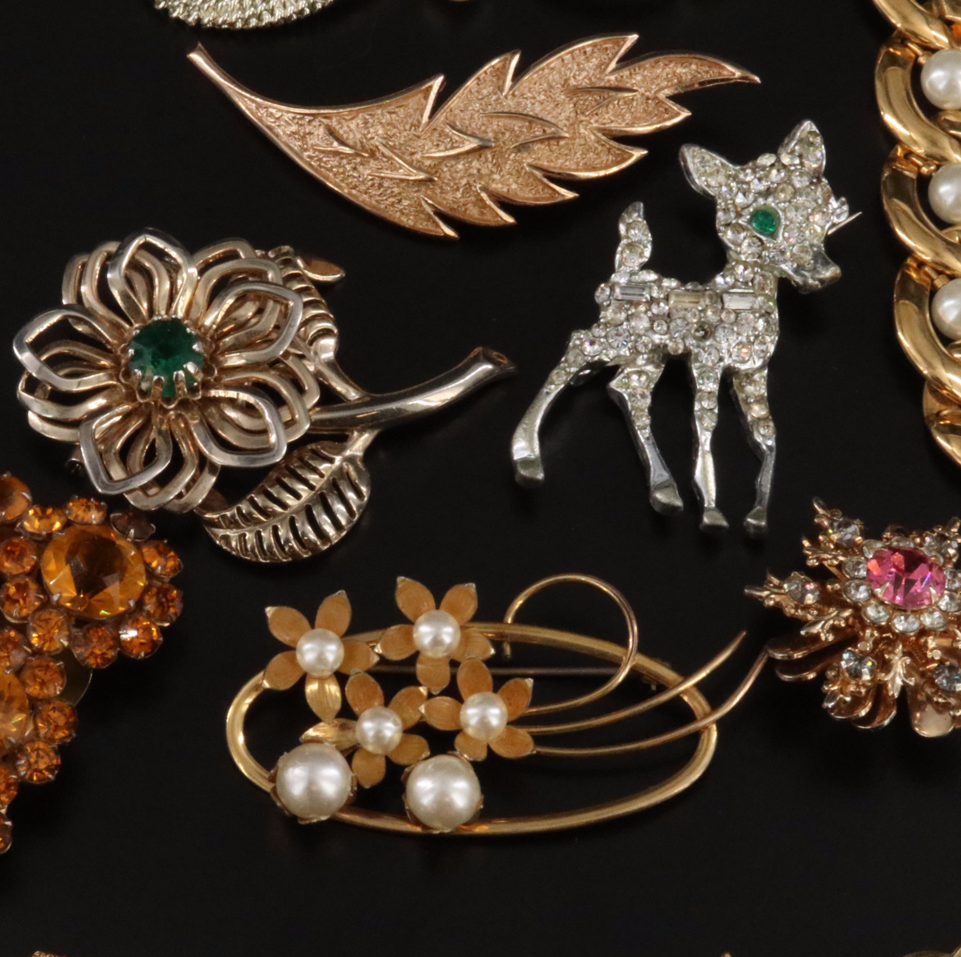 Mizpah, Trifari and Kramer Featured in Vintage Costume Jewelry