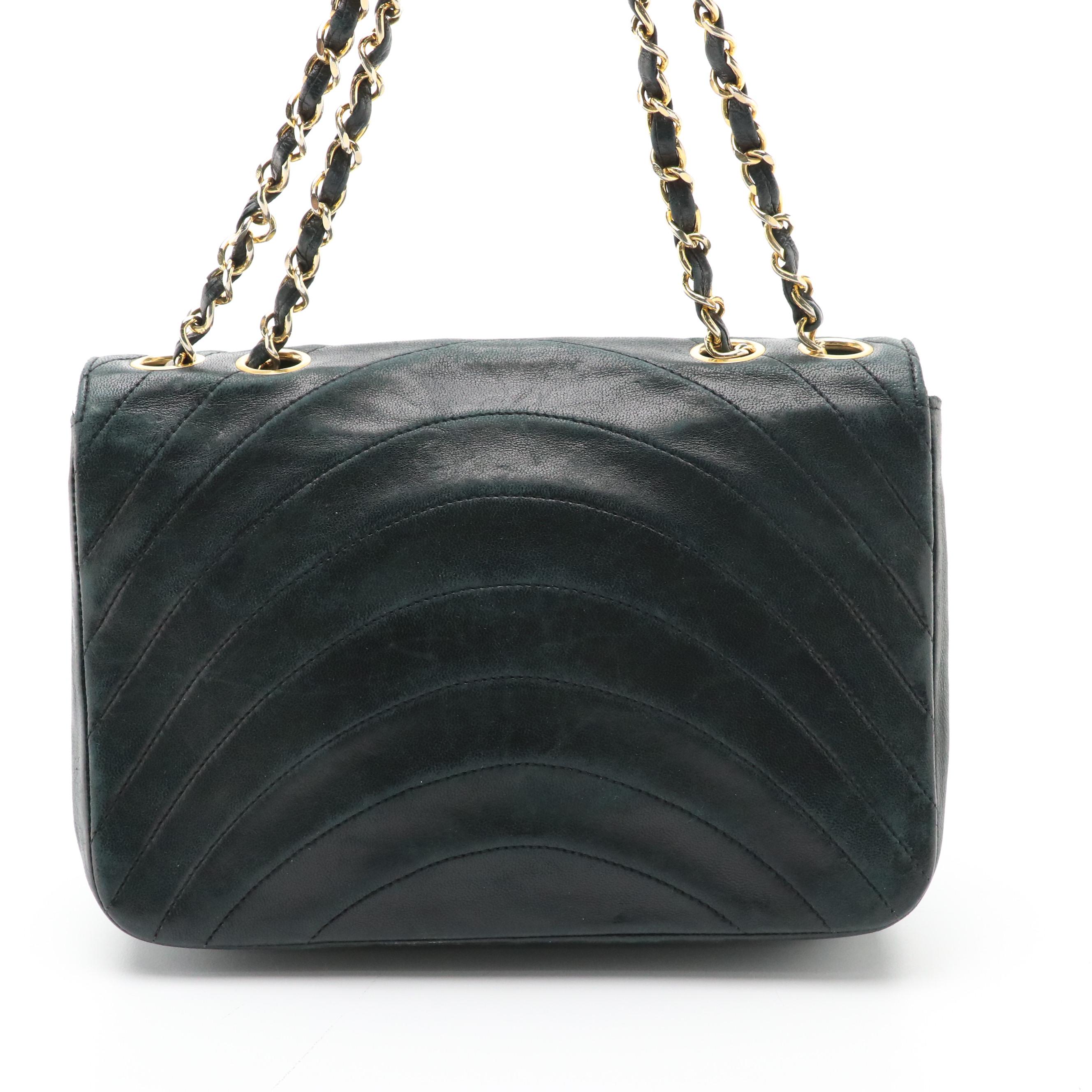 Chanel Matelassé Leather Front-Flap Chain Strap Shoulder Bag