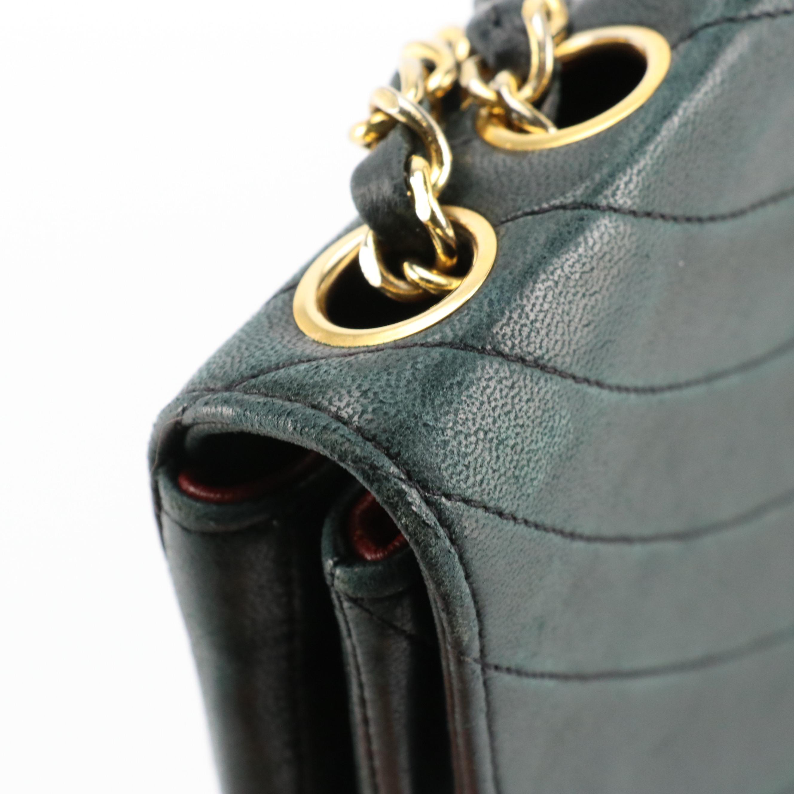 Chanel Matelassé Leather Front-Flap Chain Strap Shoulder Bag