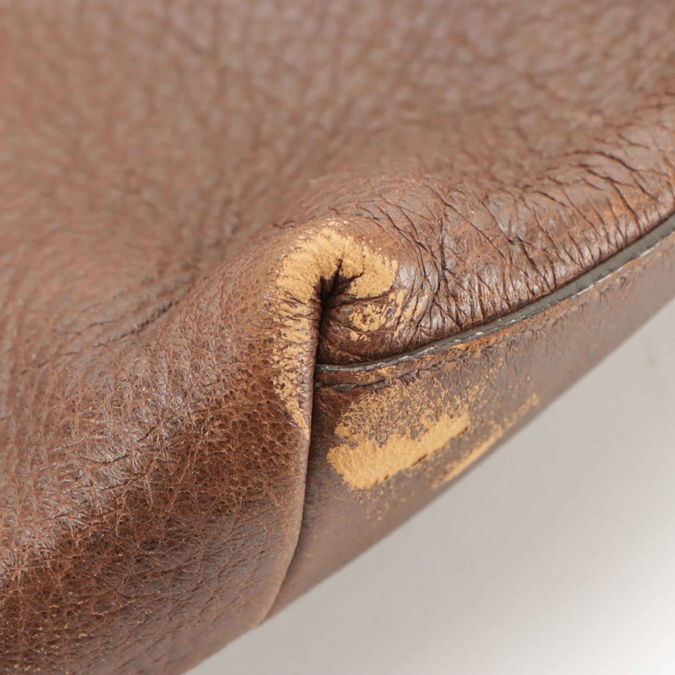 Prada Large Tote BN1795 in Bruciato Cervo Leather