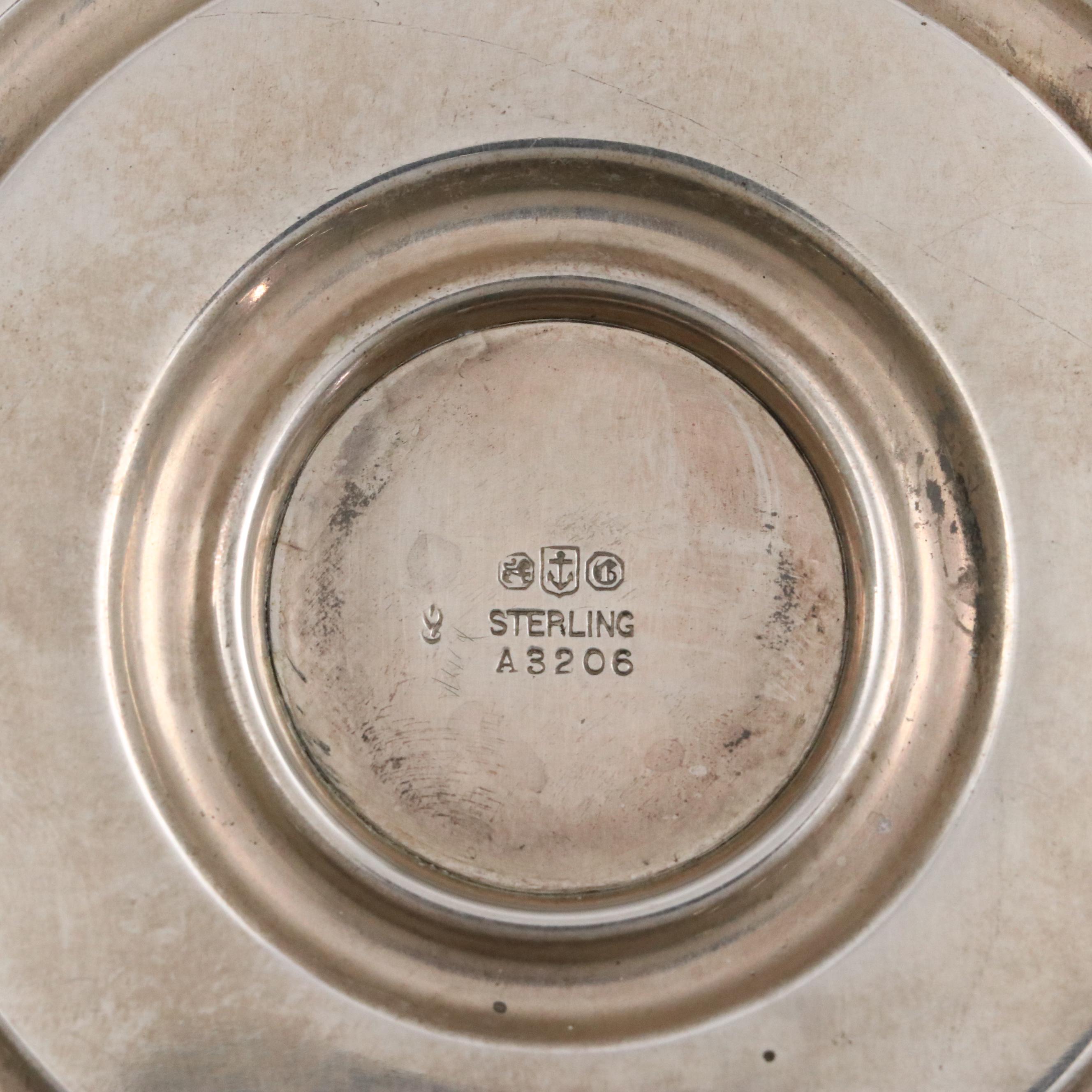 Gorham Sterling Silver Columnar Candlesticks, Early 20th. Century