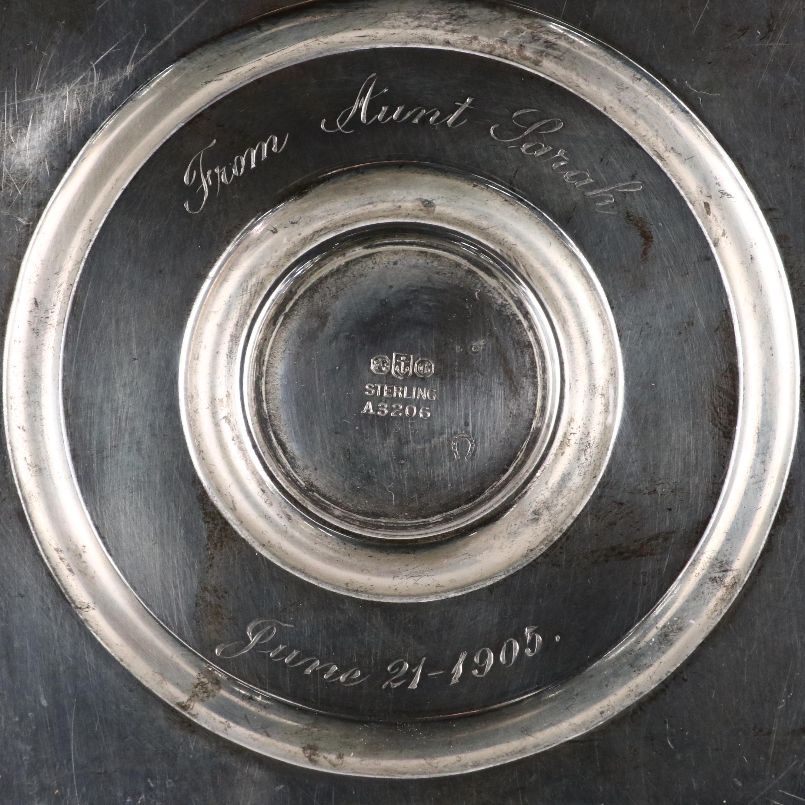 Gorham Sterling Silver Columnar Candlesticks, Early 20th. Century