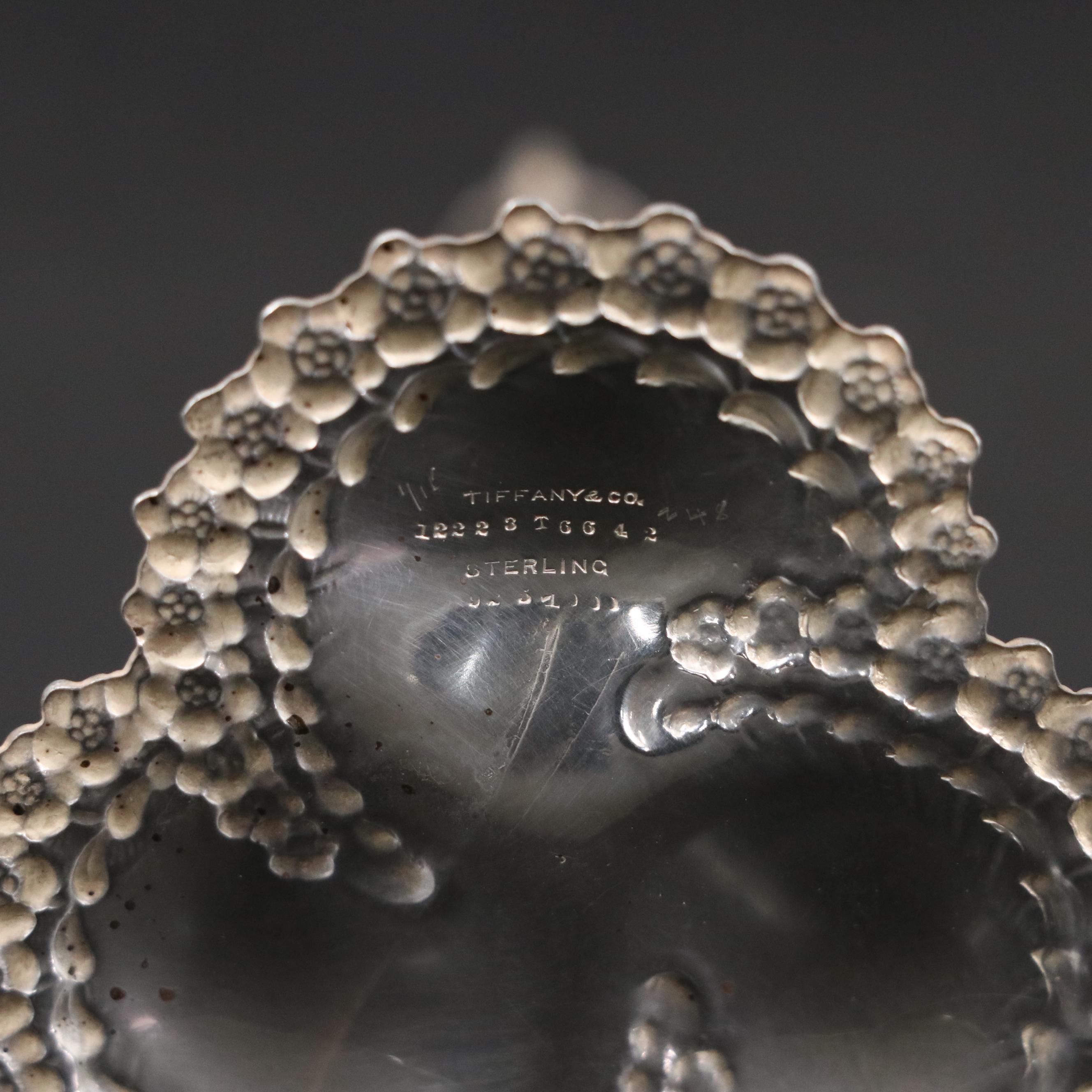 Tiffany & Co. Sterling Silver Openwork Bud Vase, Early 20th Century